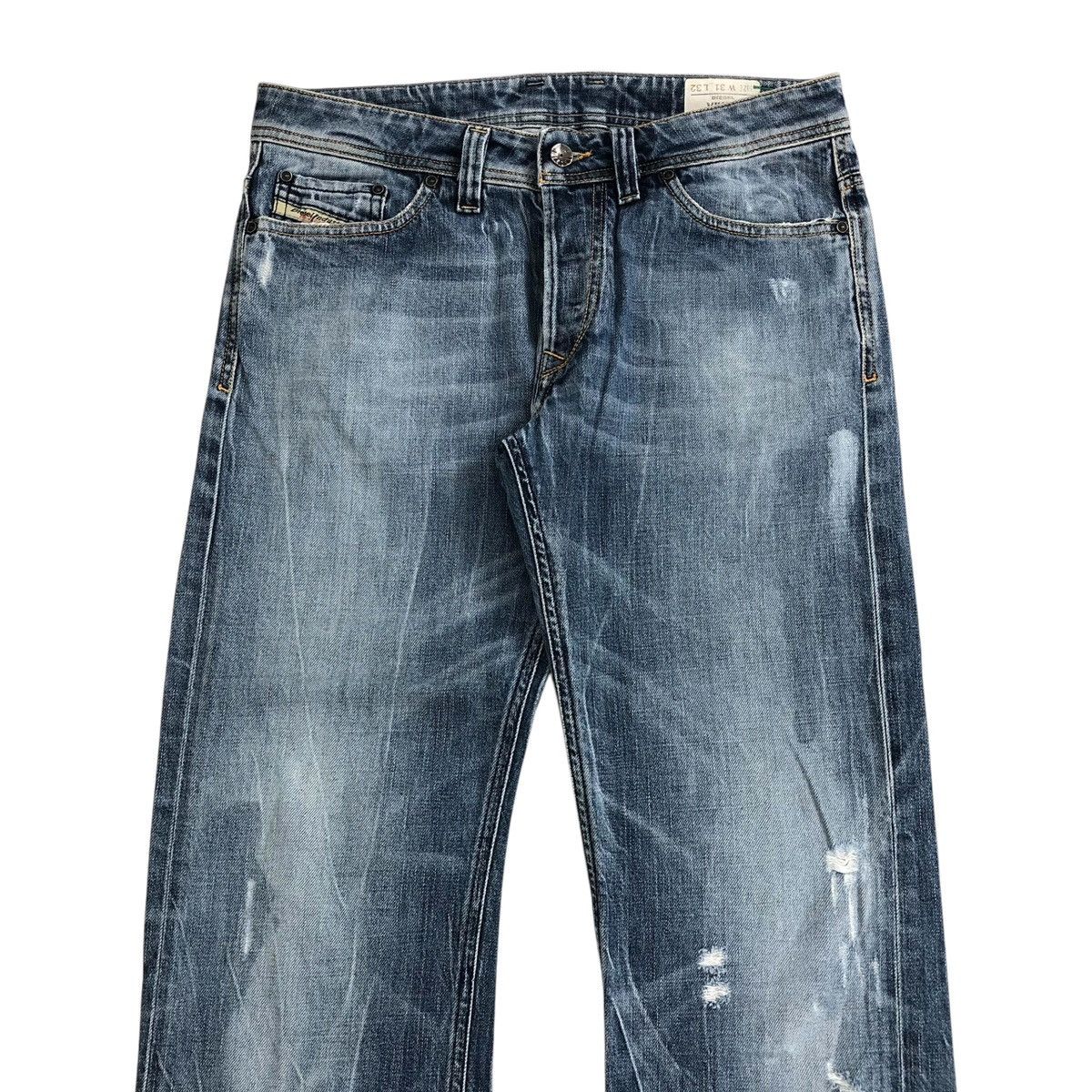 Diesel × If Six Was Nine × Le Grande Bleu (L.G.B.) Vintage Diesel Industry Distressed Denim Y2K Jeans Size US 32 / EU 48 - 2 Thumbnail