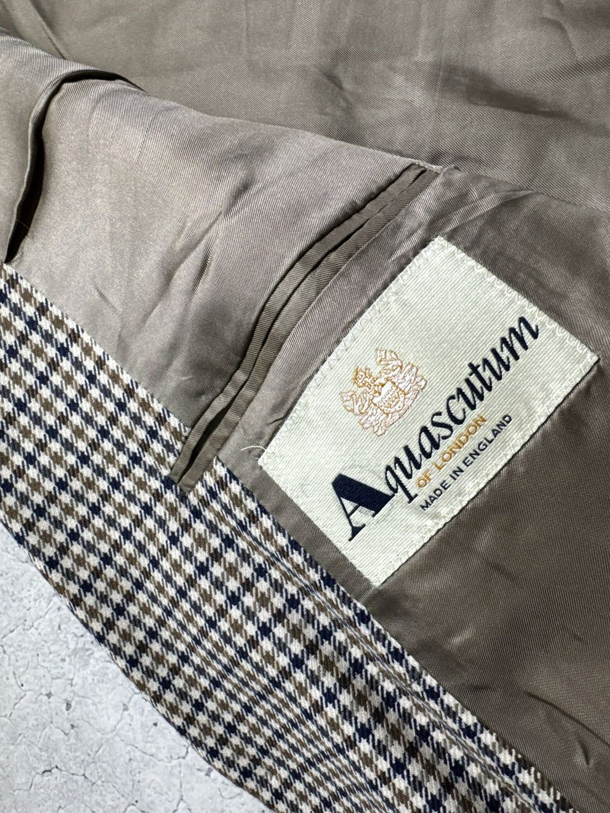 Aquascutum Aquascutum Wool Blazer Size 46S - 5 Thumbnail