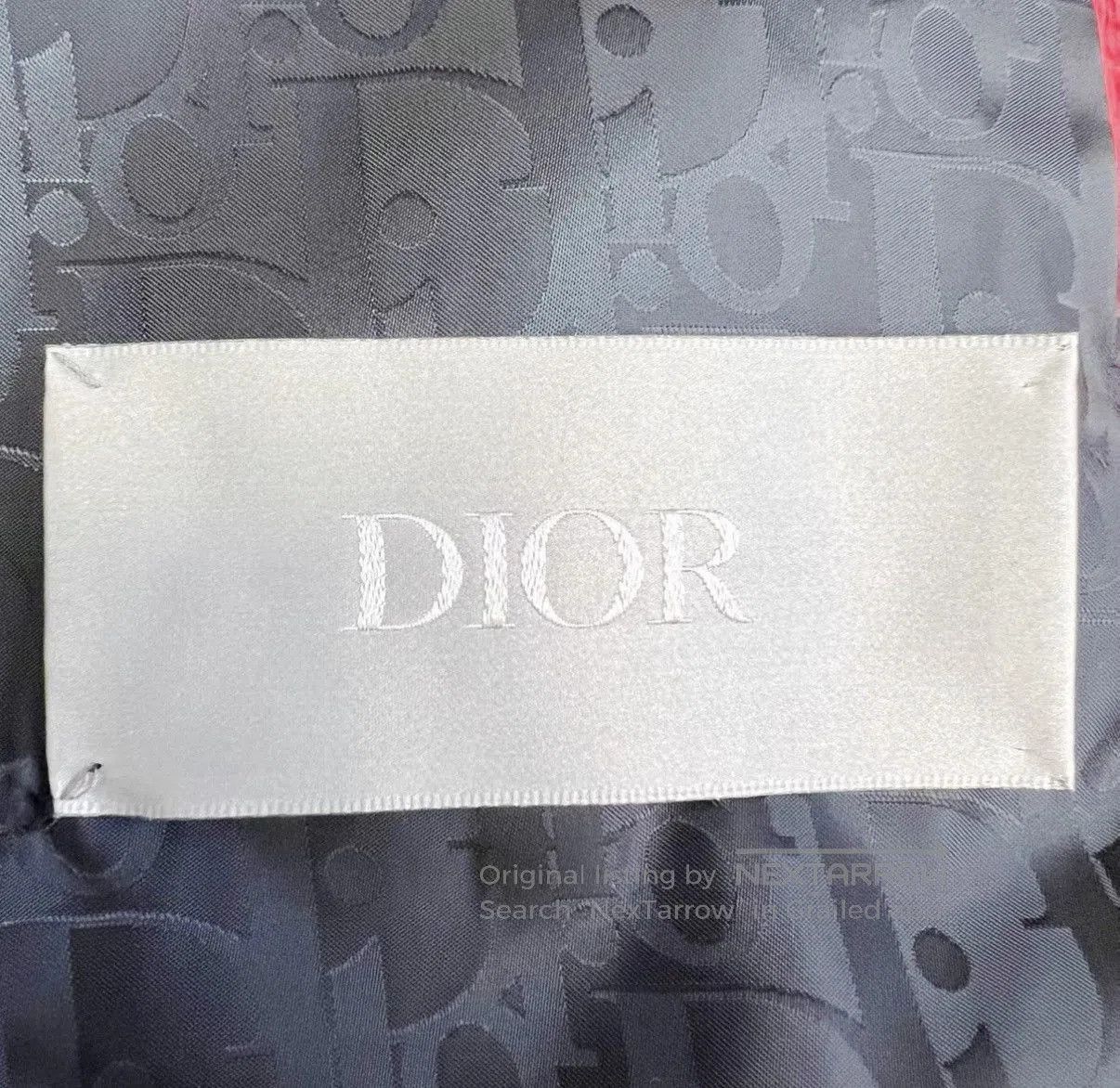 Dior Red Puffer Jacket with Tiger Embroidery. Size US L / EU 52-54 / 3 - 6 Thumbnail
