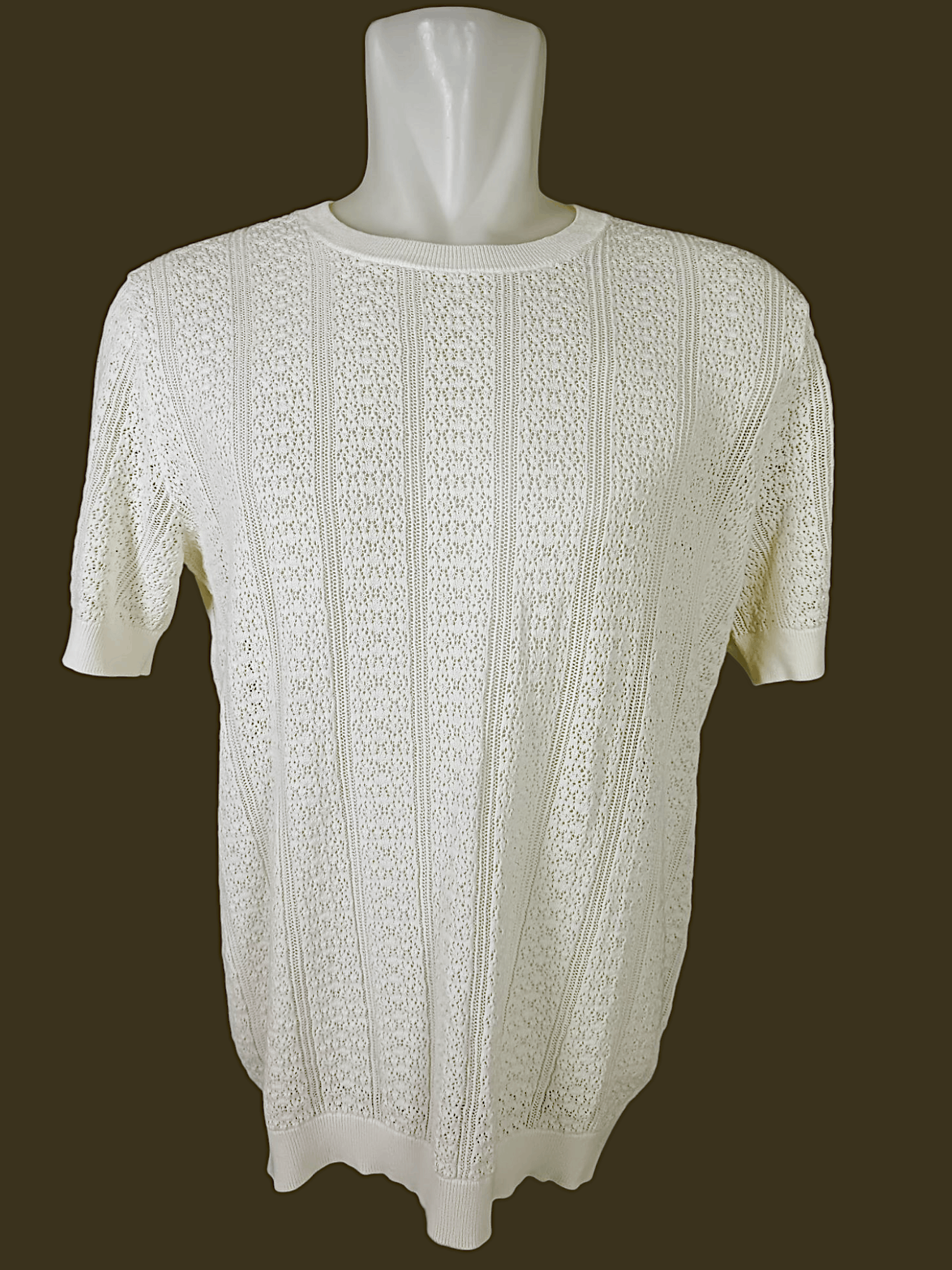 Designer × Uniqlo INES DE LA FRESSAGE X UNIQLO Mesh Knit TShirt Size XXL / US 16-18 / IT 52-54 - 18 Thumbnail