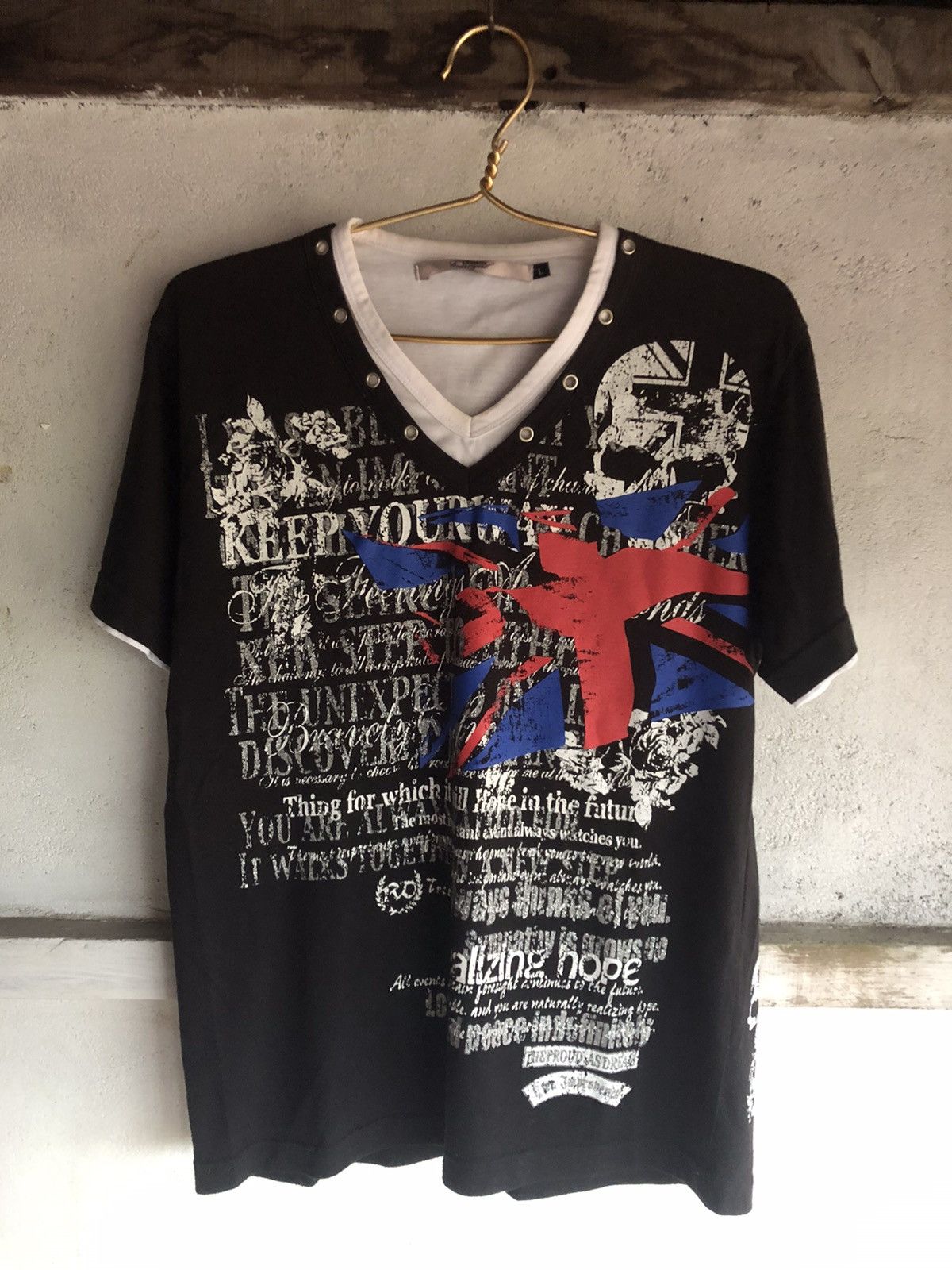 Japanese Skull Poem Euroyal t-shirt