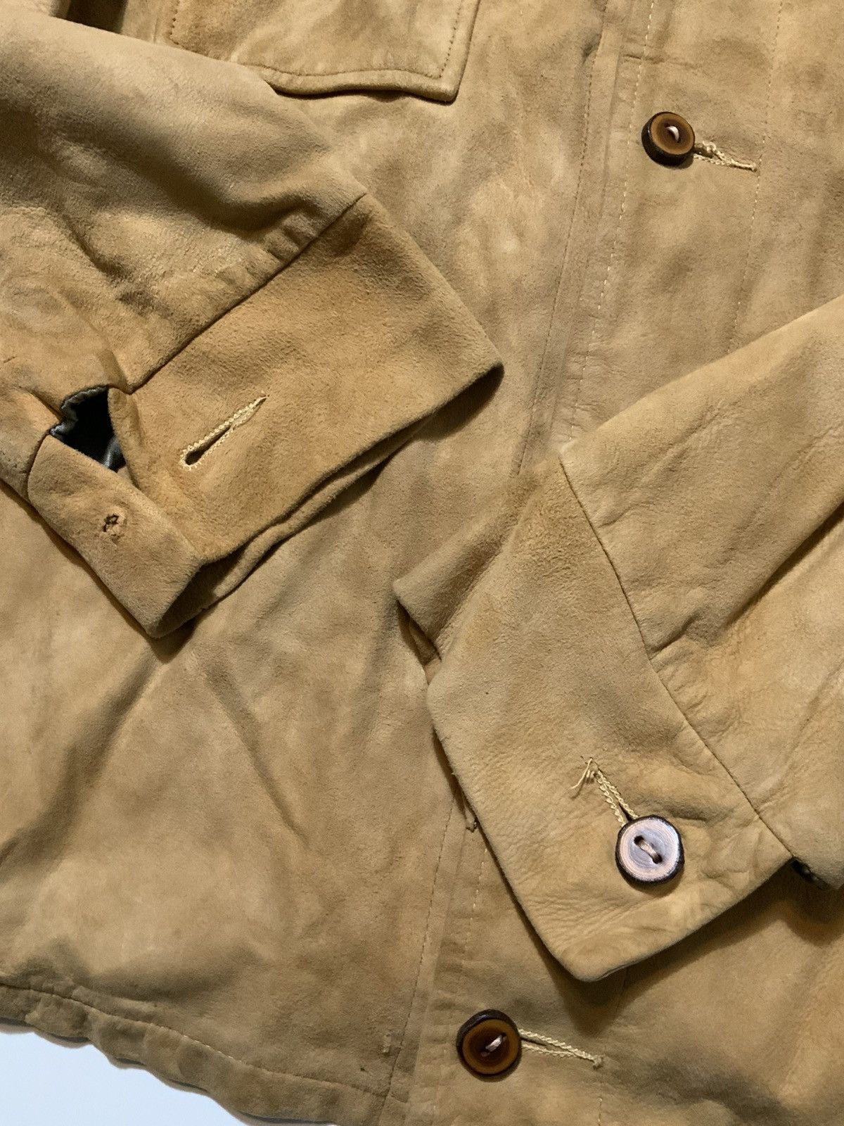 Vintage Vintage 50s 60s Kurland Star Dupont Suede Leather Jacket Size US M / EU 48-50 / 2 - 7 Thumbnail