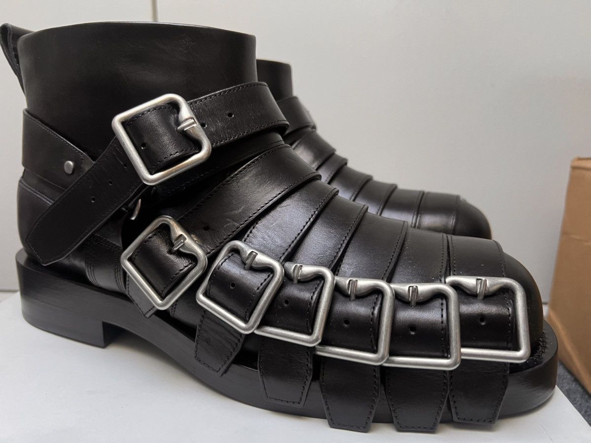 Burberry Burberry Roper Buckled Biker Boots Size US 12 / EU 45 - 1 Thumbnail