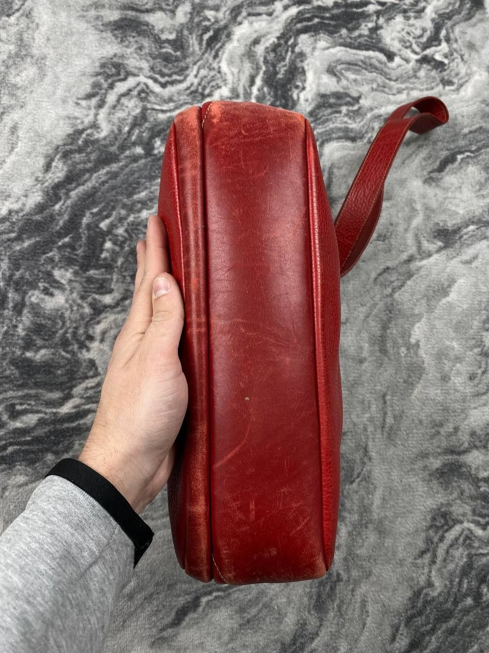 Gucci Vintage Gucci 80s-90s Leather Crossbody Shoulders Size ONE SIZE - 6 Thumbnail