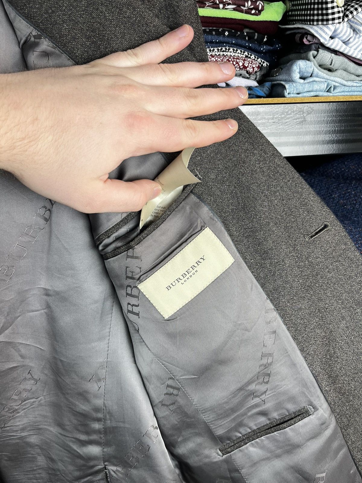 Burberry Burberry blazer jacket Size 48R - 2 Thumbnail