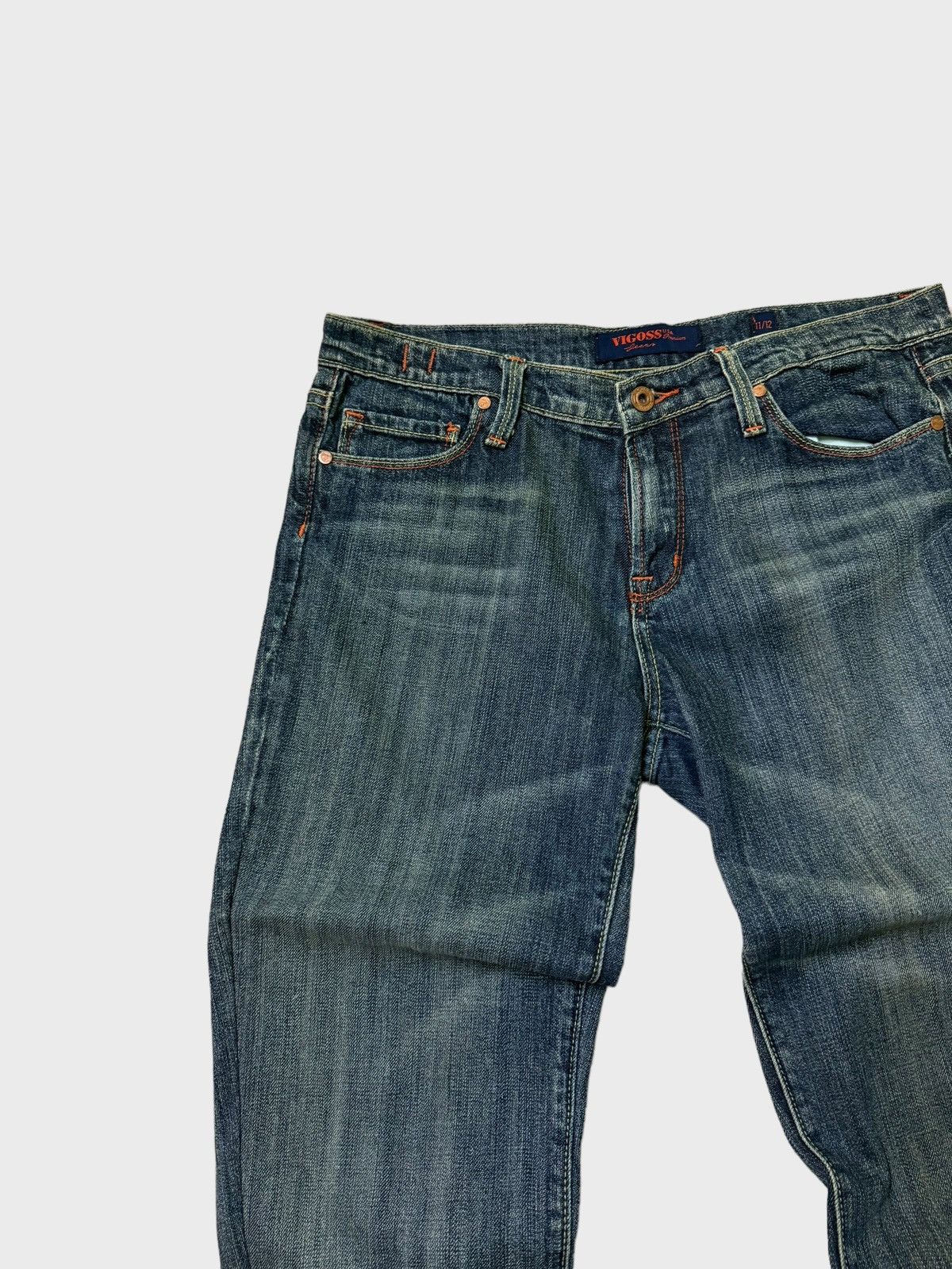 Le Grande Bleu (L.G.B.) × Vintage Vintage VIGOSS Embroidery Design Evisu Inspired Denim Size US 32 / EU 48 - 4 Thumbnail