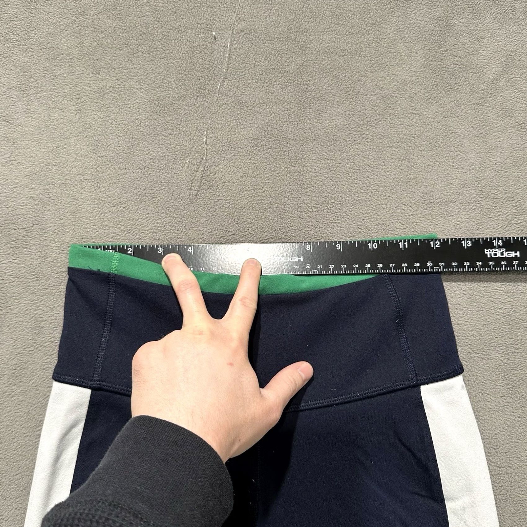 Old Navy Old Navy Active Go Dry Leggings Womens S Blue Green White Stretch Yoga Capri Size 28" / US 6 / IT 42 - 4 Thumbnail