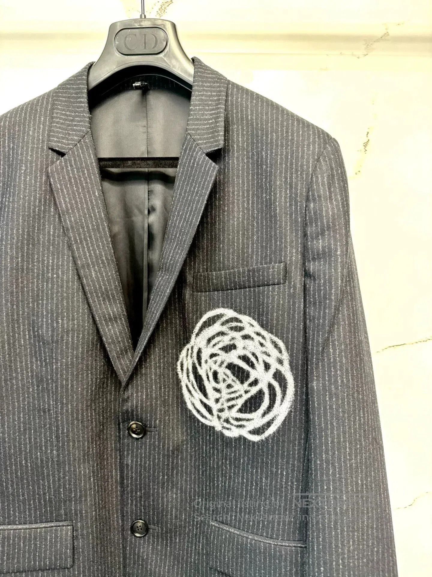 Dior dior homme 14fw striped wool suit. Size US S / EU 44-46 / 1 - 2 Thumbnail
