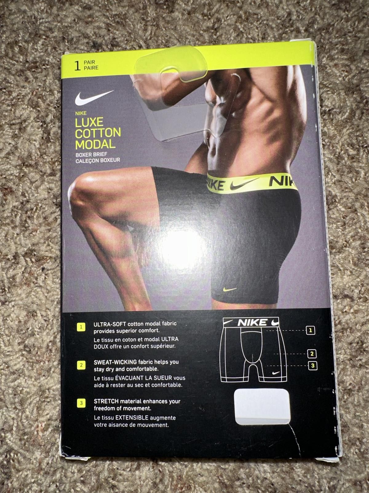 Nike Nike Men's Luxe Cotton Modal Boxer Brief Size ONE SIZE - 6 Thumbnail
