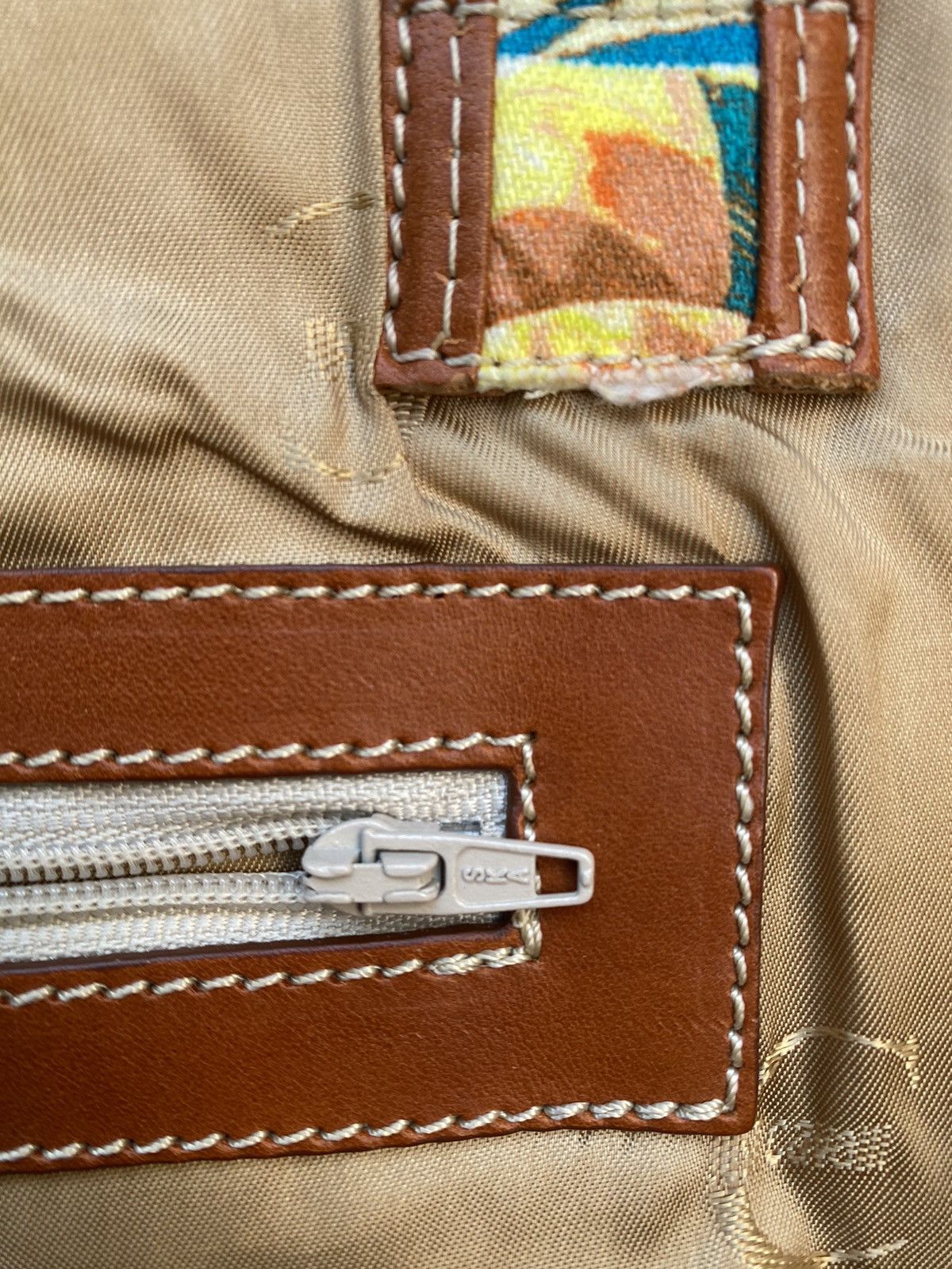 Roberto Cavalli × Vintage Roberto Cavalli Just Cavalli Overprinted 90s Handbag Size ONE SIZE - 12 Thumbnail