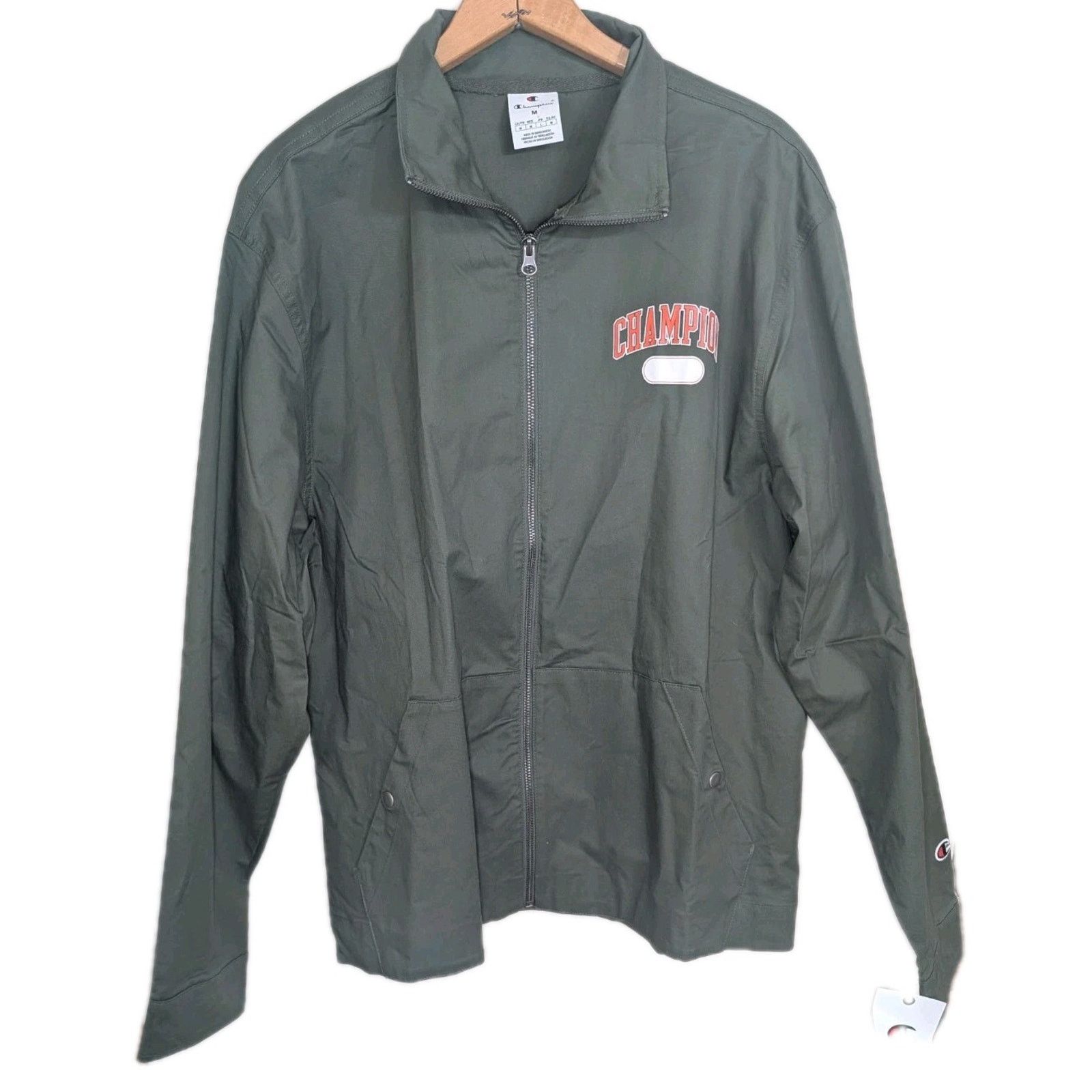 Champion Champion Lightweight Sideline Jacket Mens M Green NWT Size US M / EU 48-50 / 2 - 1 Thumbnail