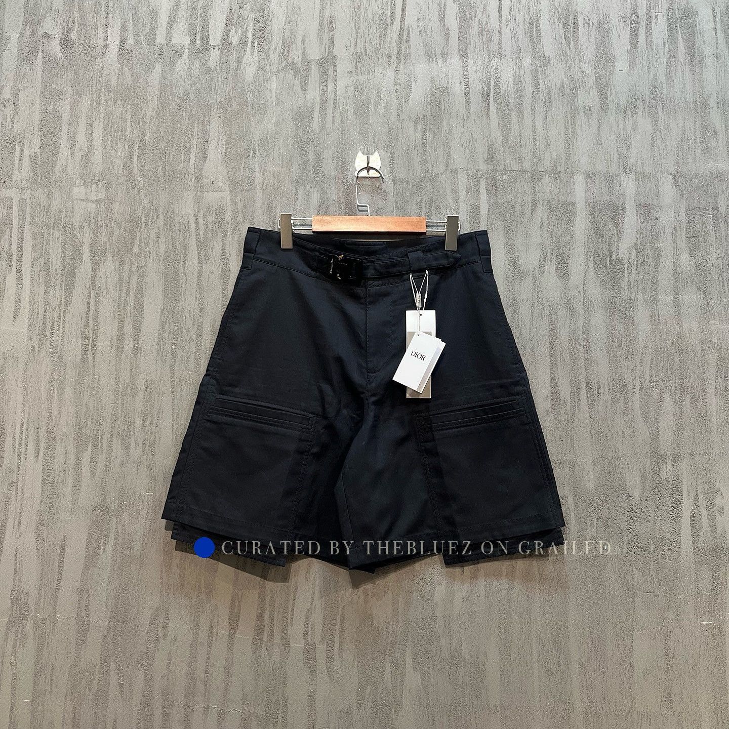 Dior Black Cargo Shorts Size 32 Size US 32 / EU 48 - 1 Thumbnail