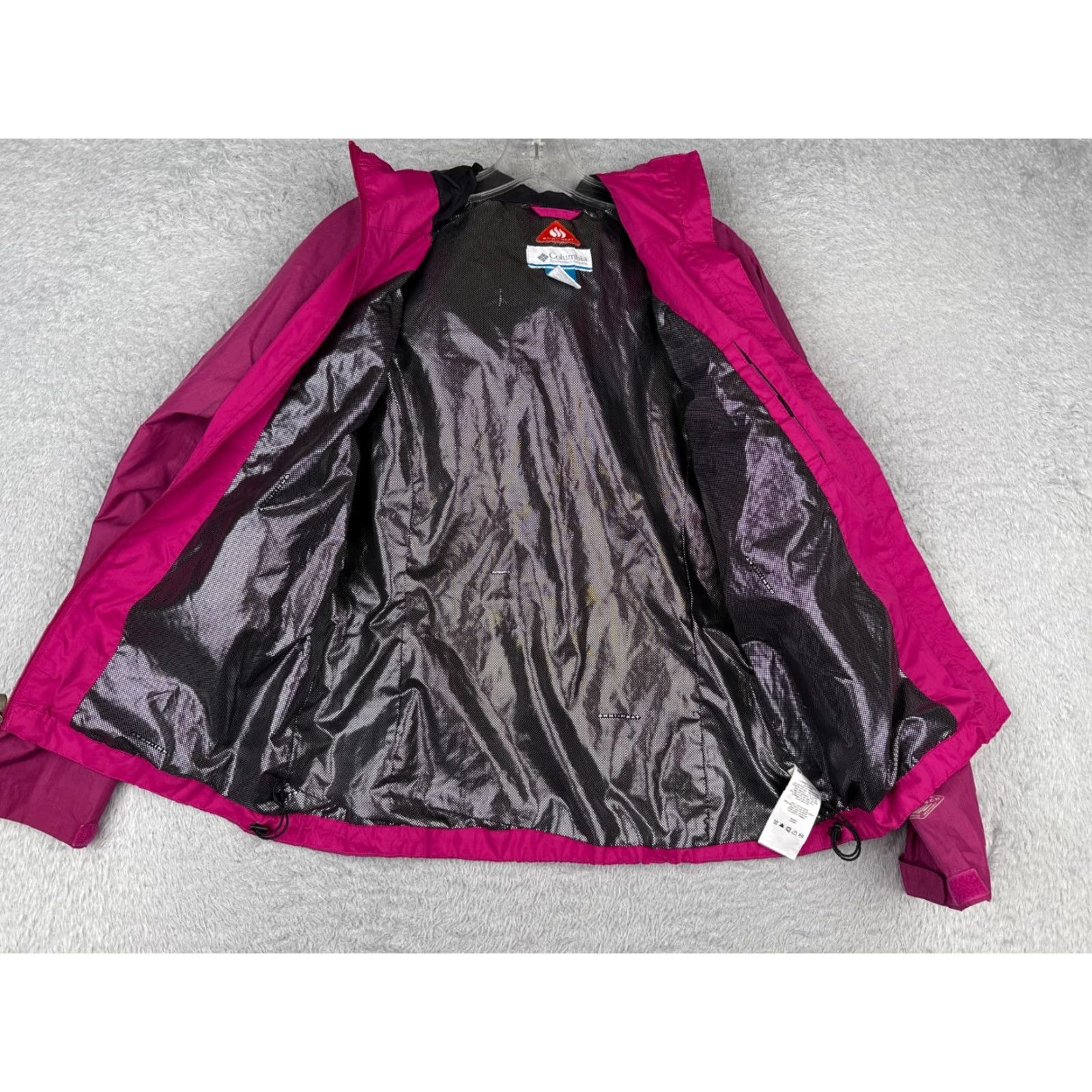 Pinko Columbia Jacket Womens Small Pink Full Zip Omni-Heat Softshell Hooded Jacket Size S / US 4 / IT 40 - 2 Thumbnail