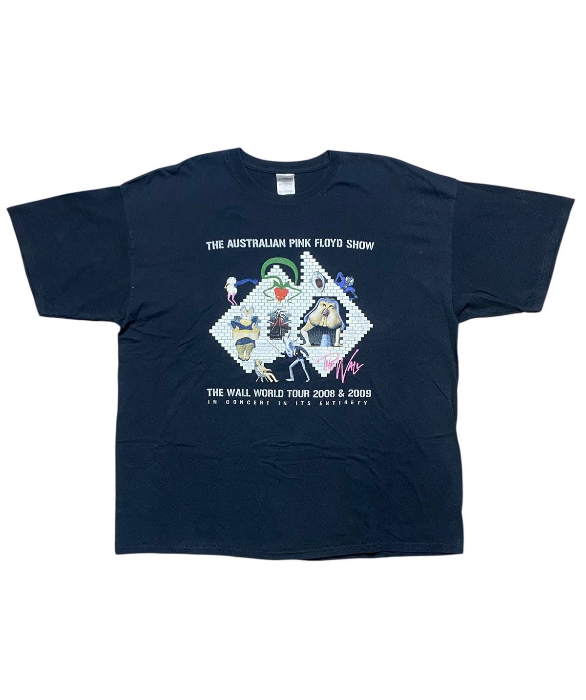 Band Tees VINTAGE BAND TEE PINK FLOYD WORLD TOUR 08-09 NICE DESIGN Size US XXL / EU 58 / 5 - 1 Thumbnail