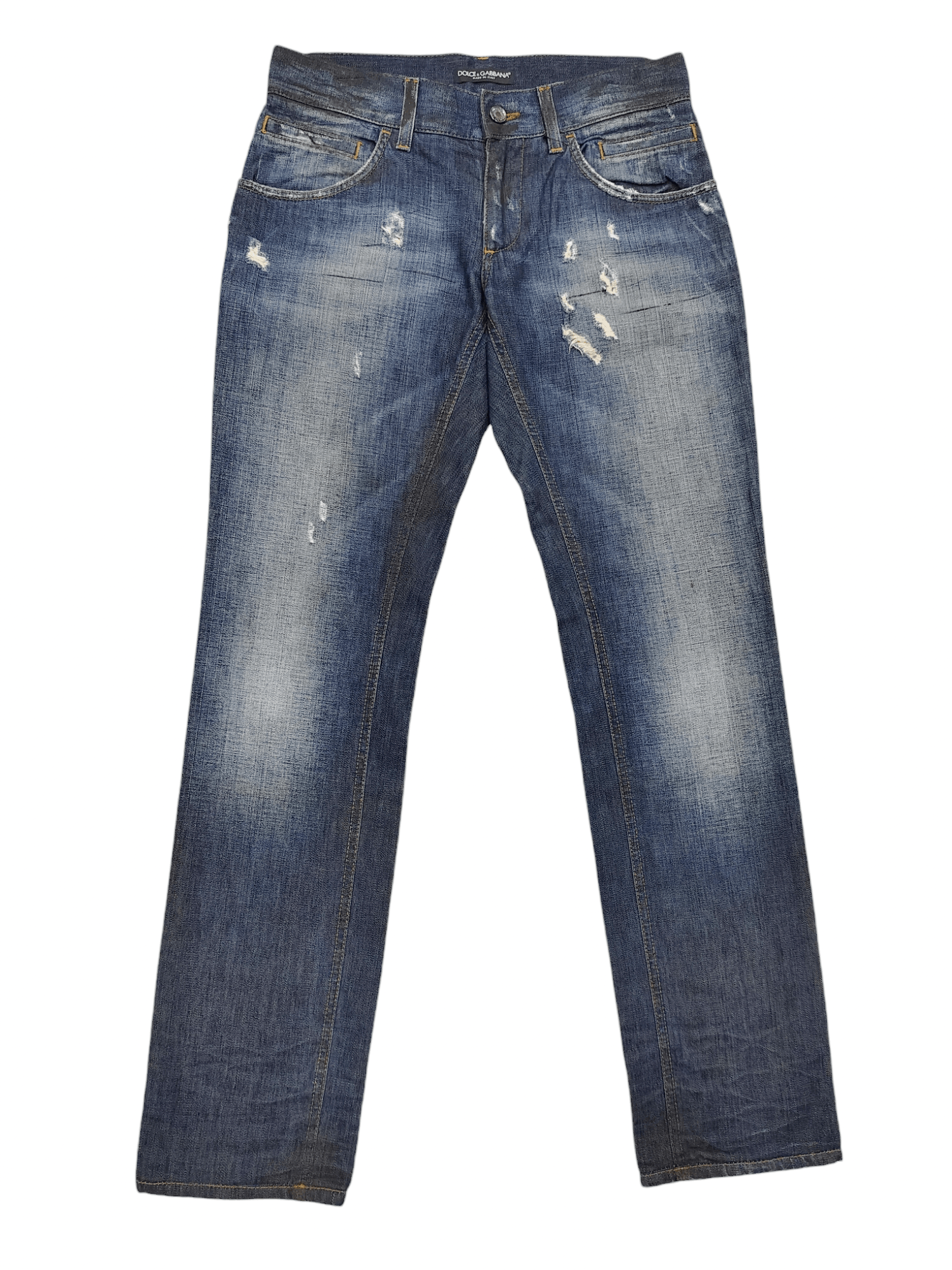 Dolce & Gabbana🔥Y2K Distressed Hardcore Wash Jeans