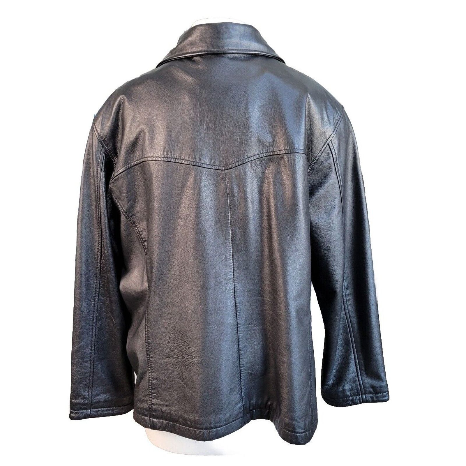 Wilsons Leather Wilson’s Leather Black Moto Jacket XL Size XL / US 12-14 / IT 48-50 - 2 Thumbnail