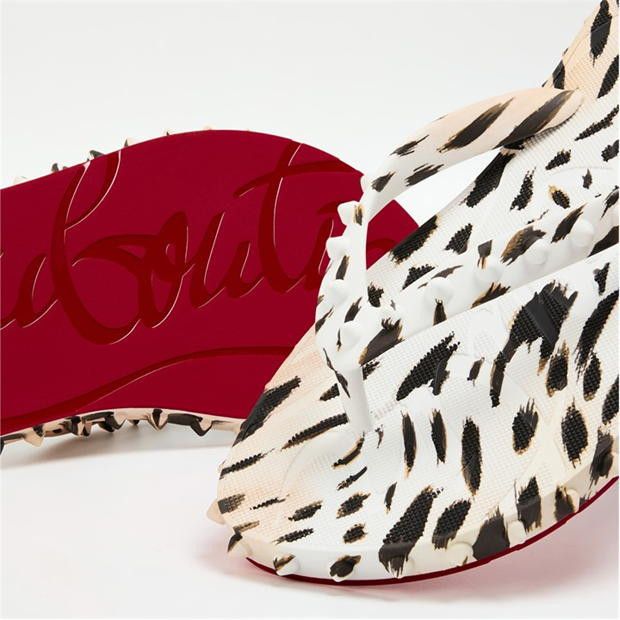 Christian Louboutin Super Loubi Flip Thong Sandals Size US 8 / IT 38 - 4 Thumbnail