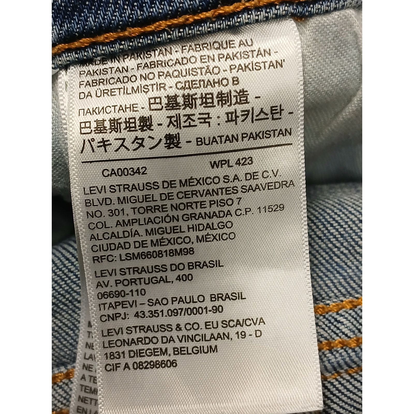 Levi's Levi's 505 (40x30) Men's Straight Leg Blue Denim Jeans Size US 40 / EU 56 - 8 Thumbnail