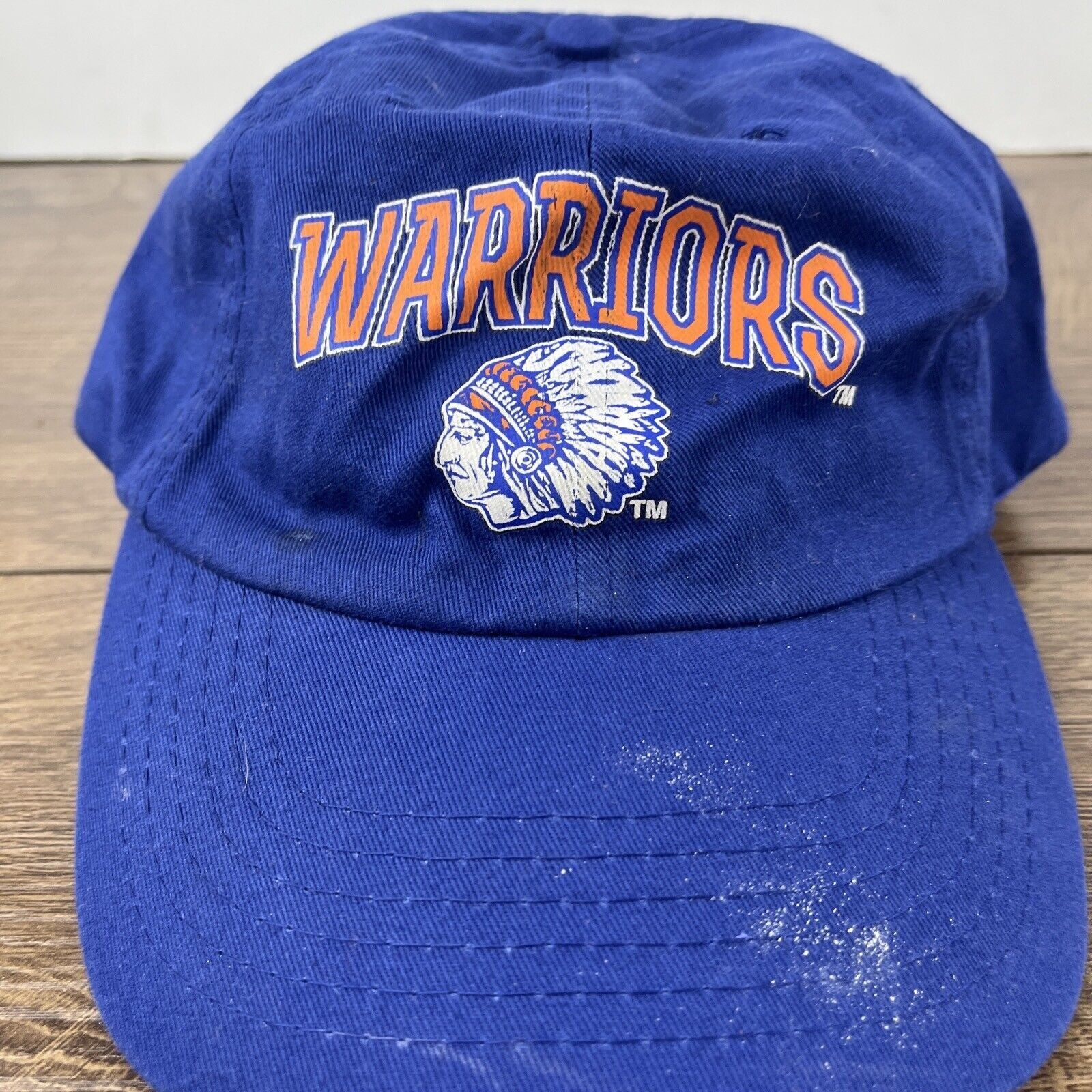Other Warriors Hat Warriors Blue Hat Adjustable Adult Size Hat Blu Size ONE SIZE - 6 Thumbnail