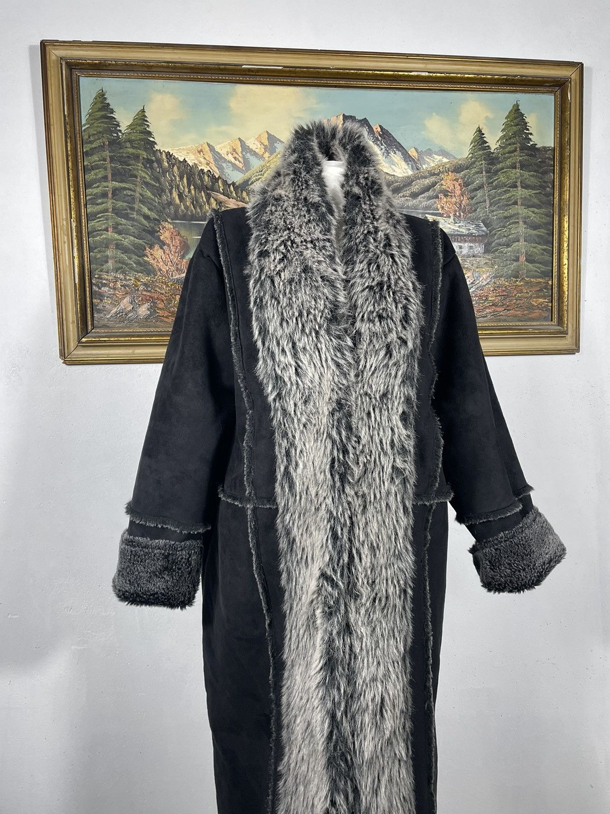 If Six Was Nine × Le Grande Bleu (L.G.B.) Button Ups Coat Avant Garde Affliction Grunge Retro 00s Size XL / US 12-14 / IT 48-50 - 2 Thumbnail