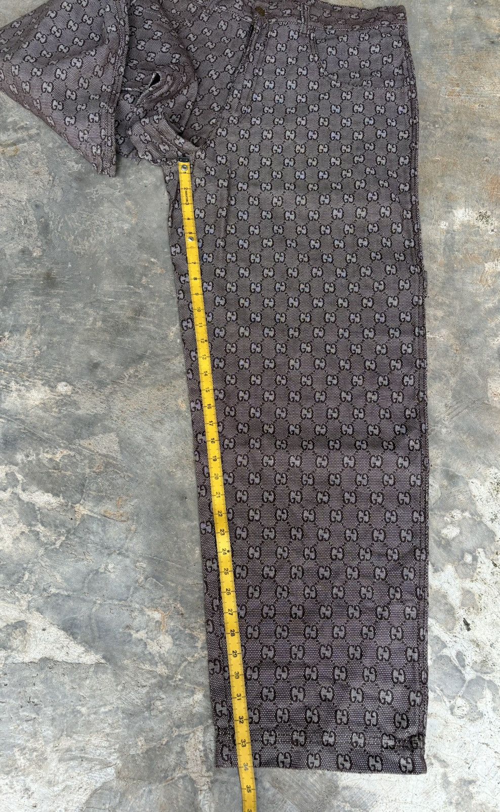 Vintage Gucci Monogram Carpenter Pants