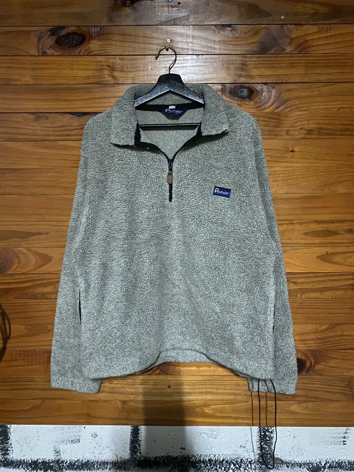 Penfield Vintage Penfield USA Sherpa Fleece Pullover – Gray Half-Zip Size US M / EU 48-50 / 2 - 3 Thumbnail