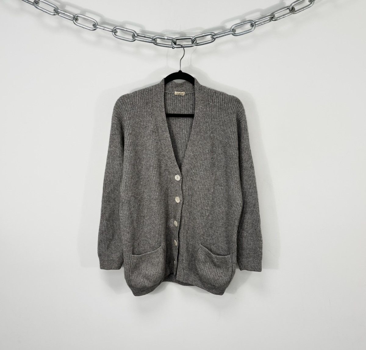 Malo MALO Women's Luxury Pocket Knit Cashmere Cardigan Sweater Size L / US 10 / IT 46 - 1 Thumbnail