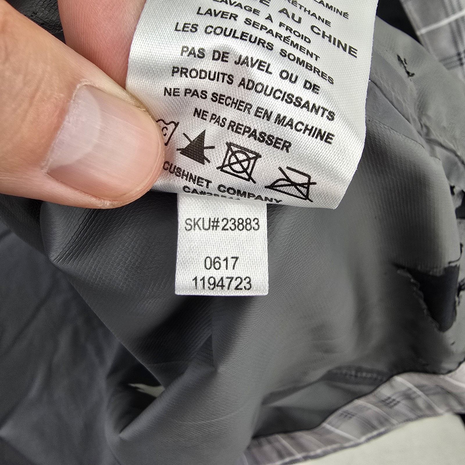 Footjoy FootJoy DryJoys HydroLite Golf Rain Jacket Medium Plaid Size US M / EU 48-50 / 2 - 14 Thumbnail