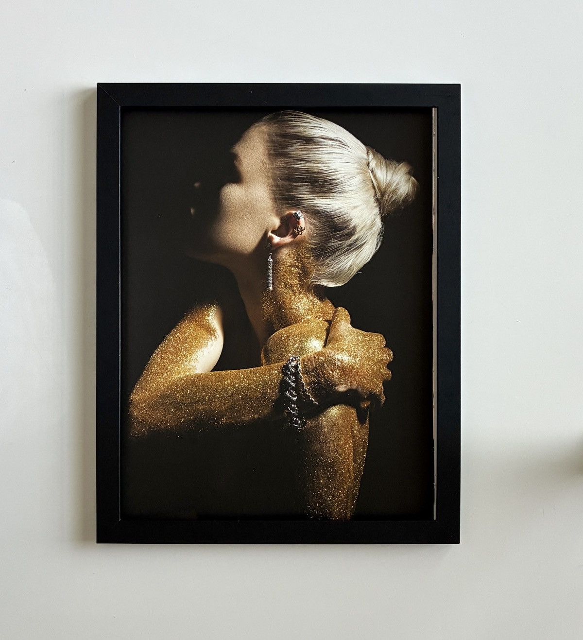 Chrome Hearts Chrome Hearts body covered in glitter Poster framed 9x11 Size ONE SIZE - 1 Thumbnail