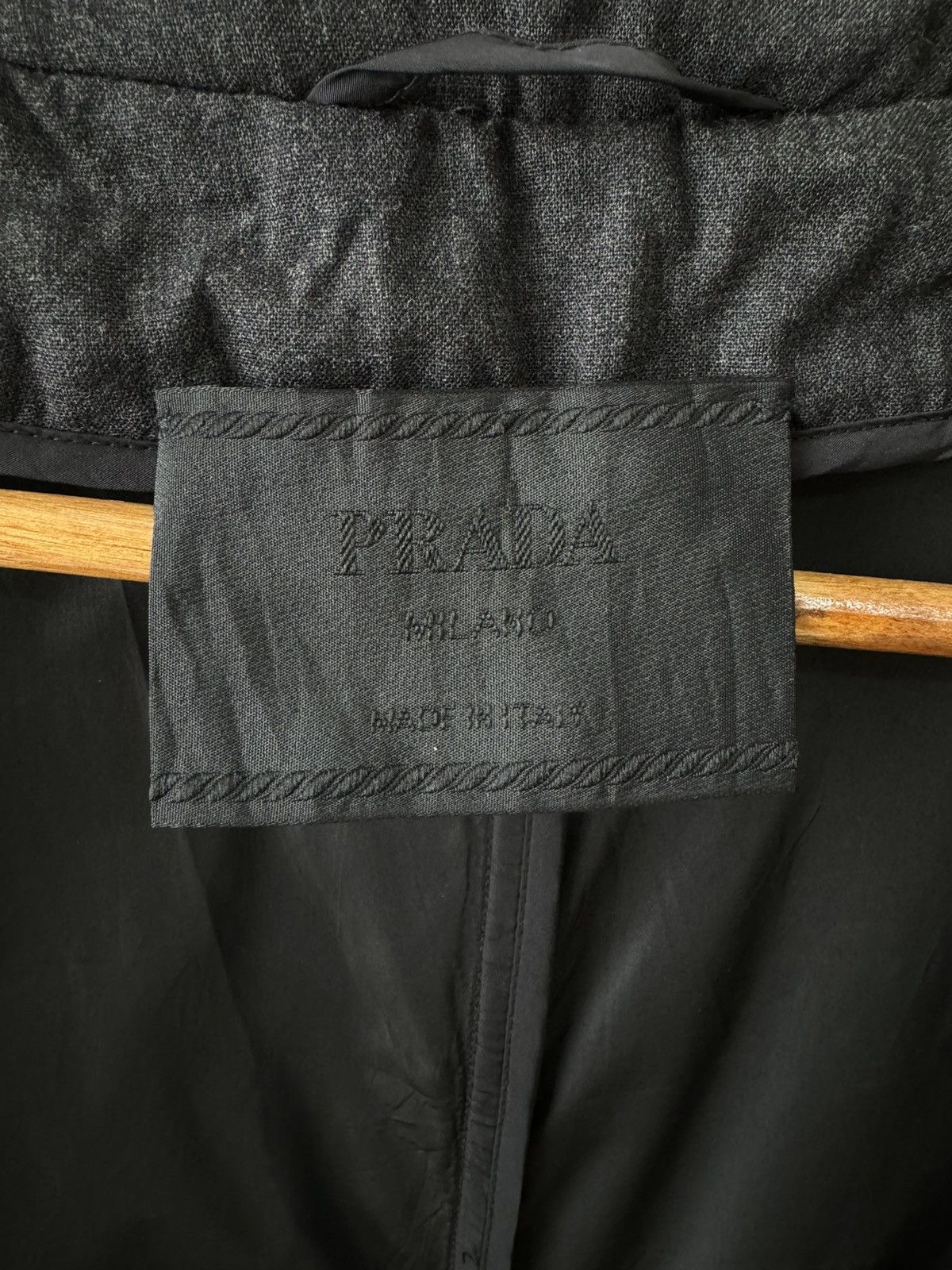 Prada Vintage 90s Prada Milano Italy Long Jacket Parka Size US XL / EU 56 / 4 - 12 Thumbnail