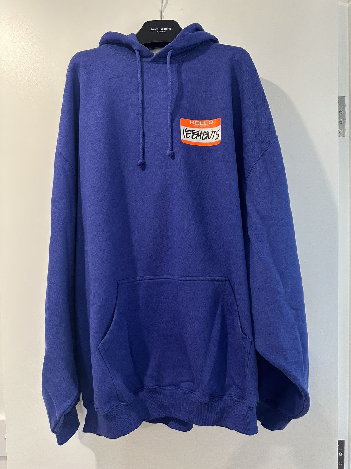 Vetements Hello My name is vetements hoodie Size US S / EU 44-46 / 1 - 1 Thumbnail