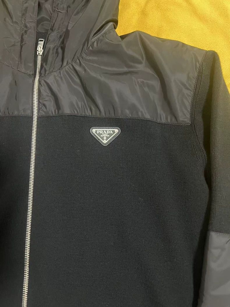 Prada Prada Triangle logo wool jacket 2502-Nextarrow Size US XL / EU 56 / 4 - 2 Thumbnail