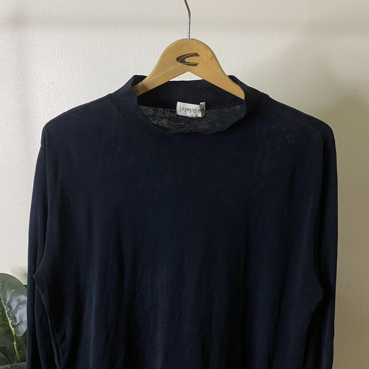 Cerruti 1881 Cerruti 1881 Shapes High Neck Black Blank LS Tee Size US M / EU 48-50 / 2 - 2 Thumbnail