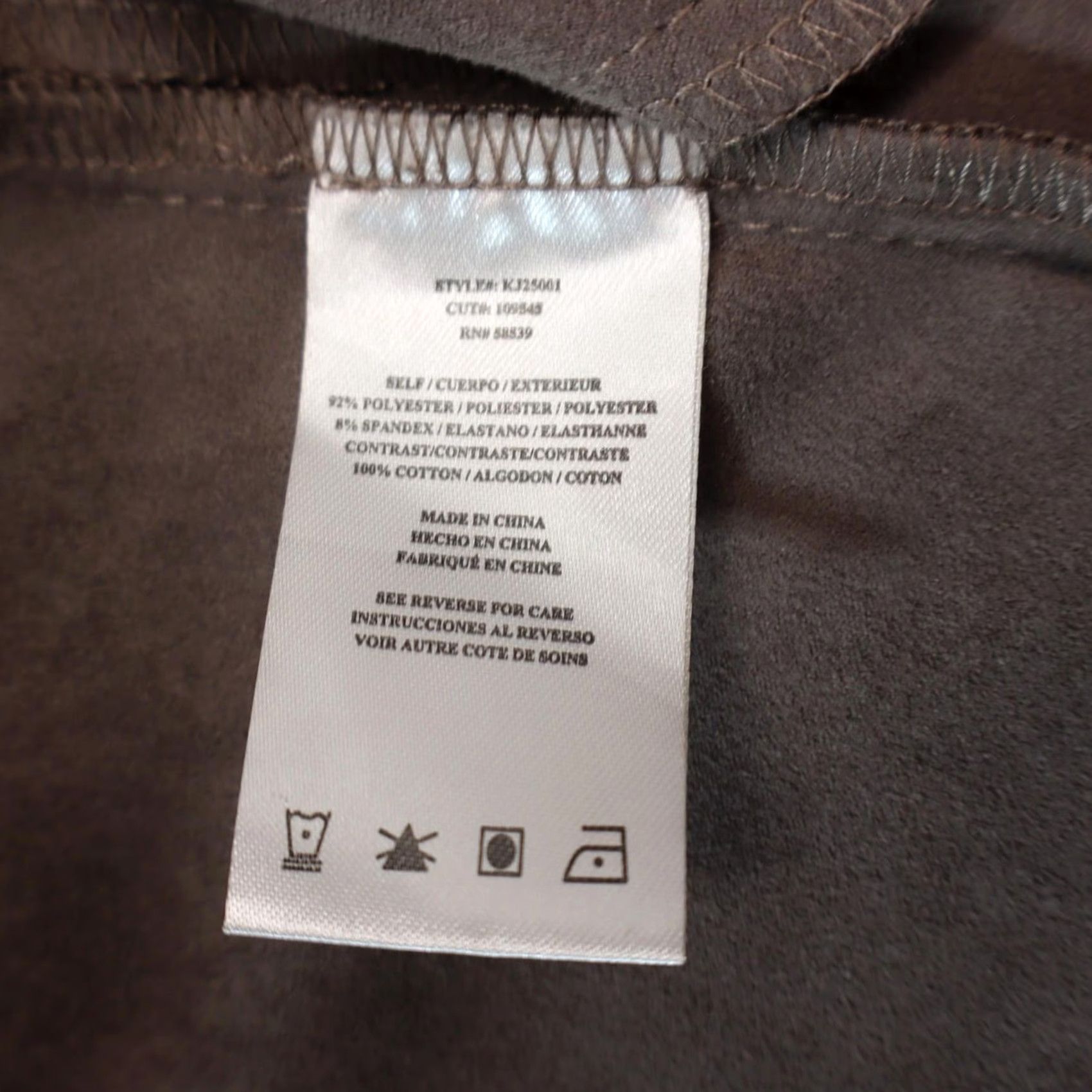 Vintage KUT from the Kloth Tayanita Open Front Faux Suede Jacket Brown Medium Women Jacket Model: KUT From The Kloth Tayanita Size M / US 6-8 / IT 42-44 - 7 Thumbnail