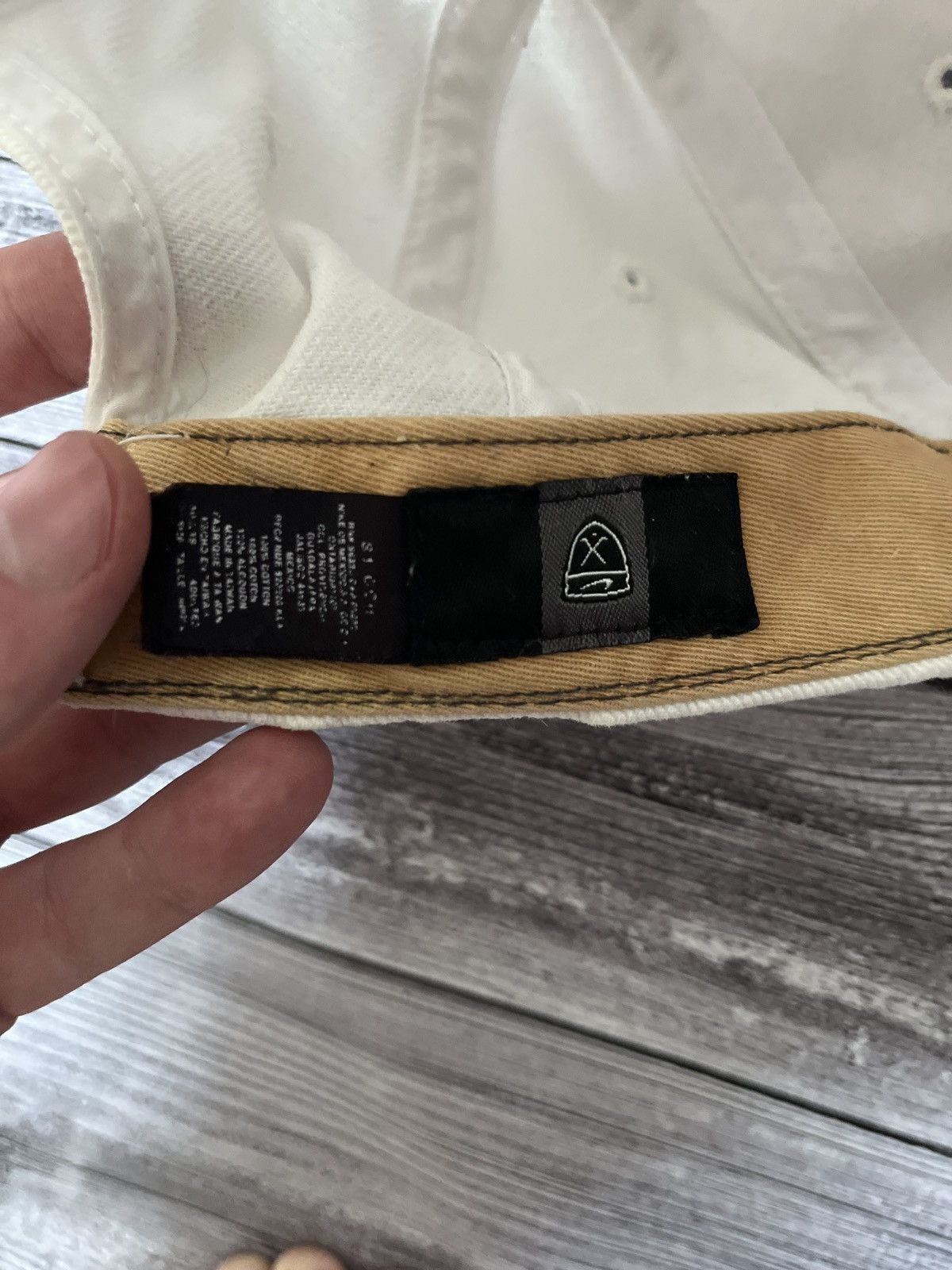 Nike × Vintage Nike Golf Off-White Cap with Piercing Detail Size ONE SIZE - 5 Thumbnail