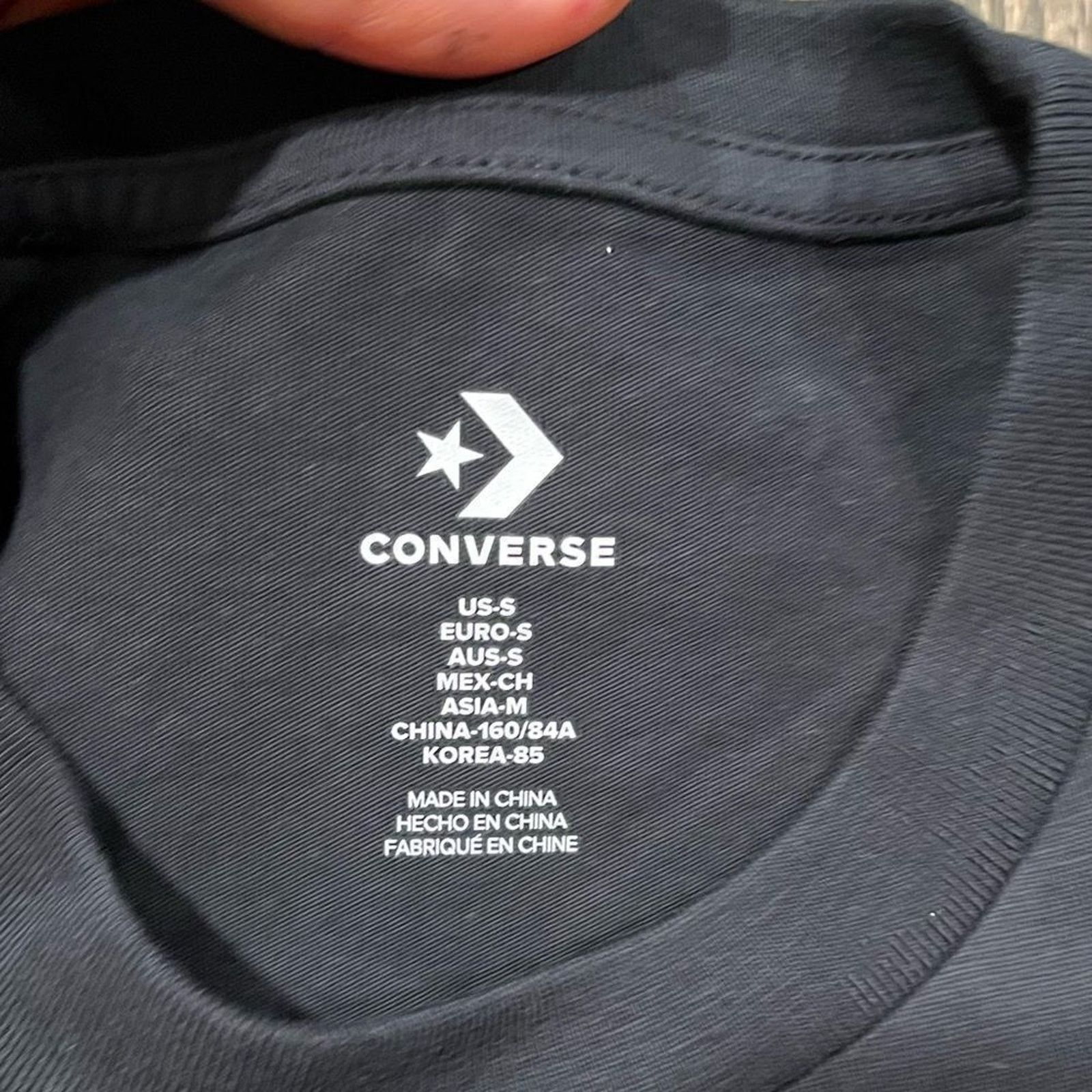 Converse NWOT Converse Leopard Chuck Taylor Patch T-Shirt Slim Fit S Size S / US 4 / IT 40 - 3 Thumbnail