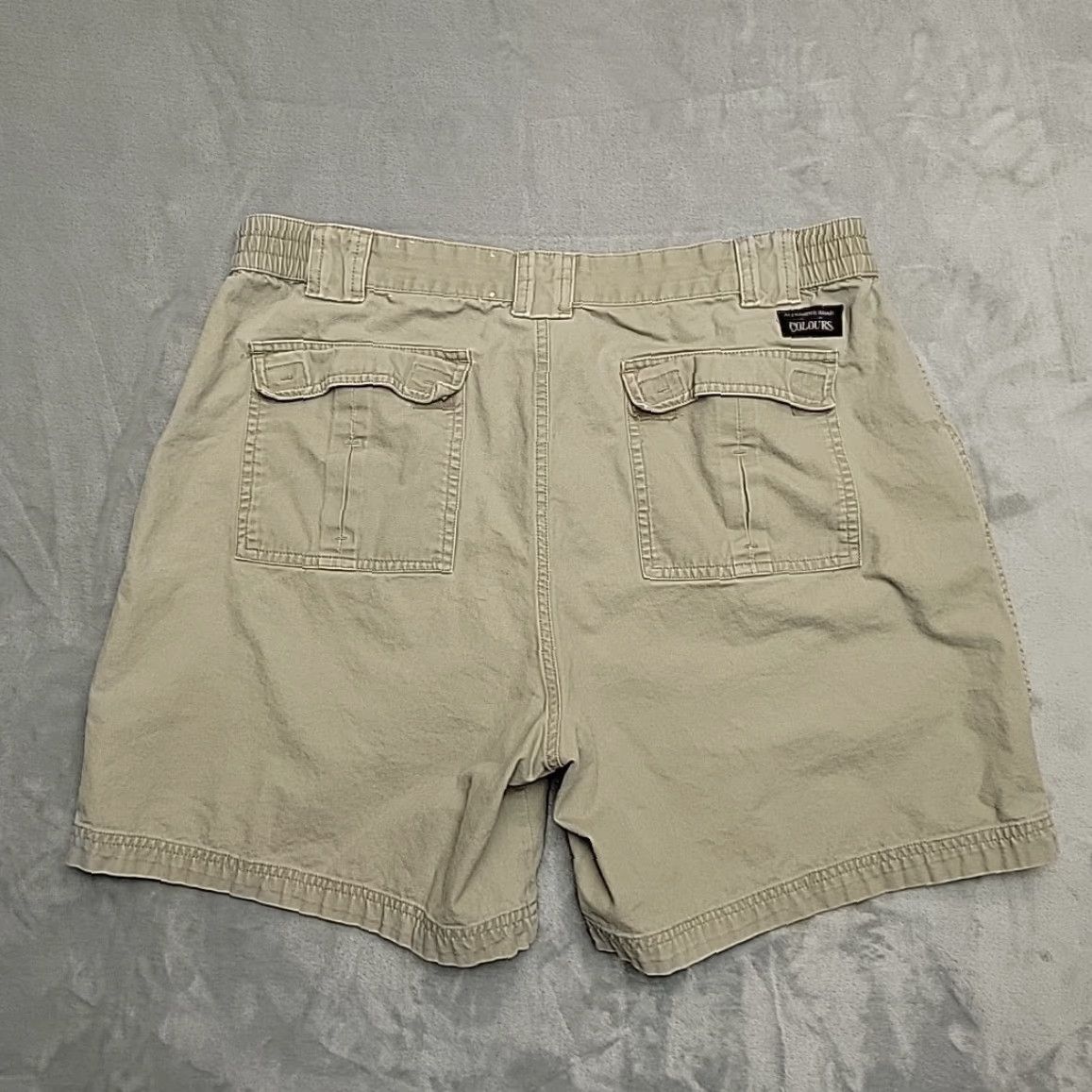 Alexander Julian VINTAGE Alexander Julian Colours Shorts Mens 38 Green Khaki Cargo Canvas Safari Outdoors Pants Thong? Size US 38 / EU 54 - 6 Thumbnail