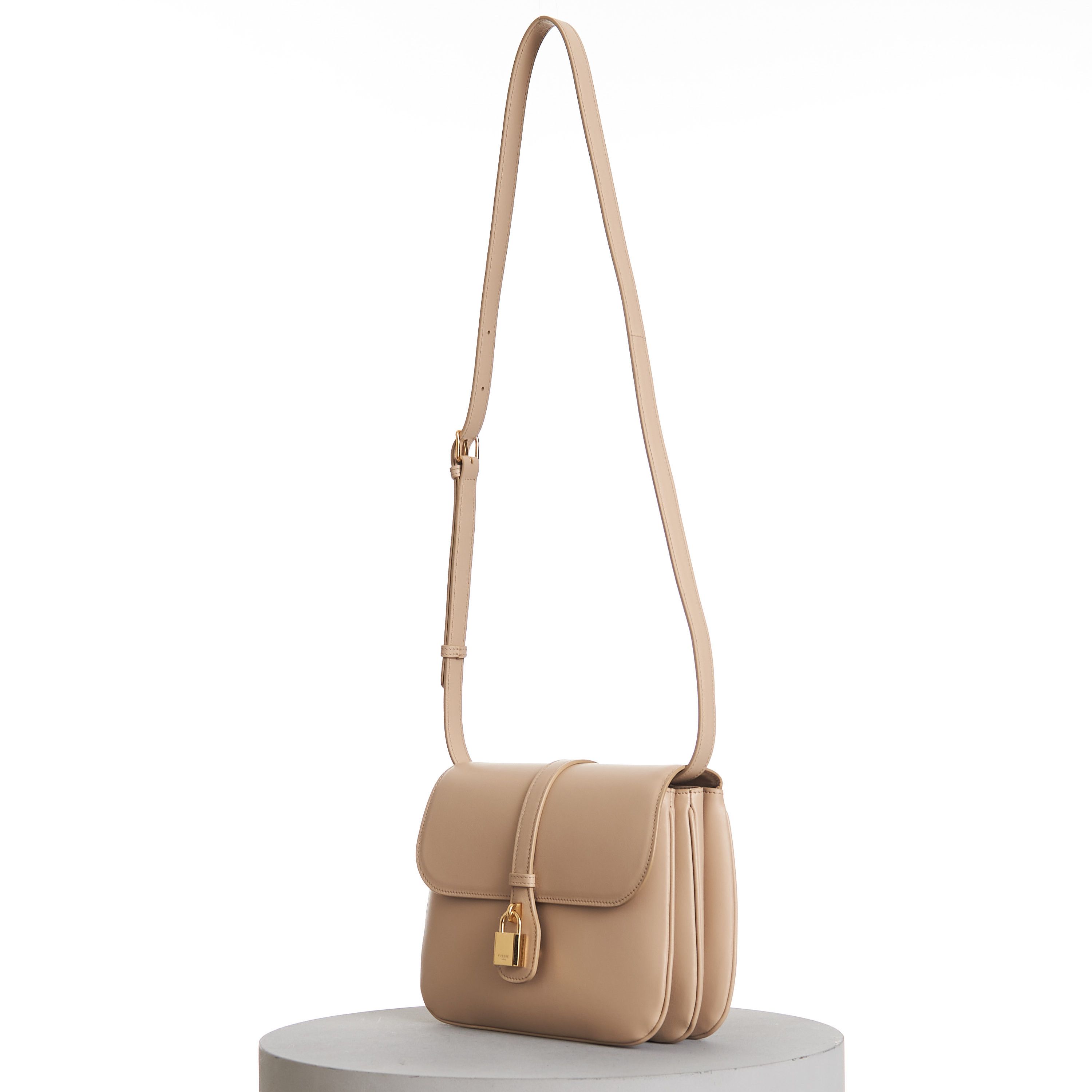 Celine Medium Tabou Bag In Nude Smooth Calfskin Size ONE SIZE - 12 Thumbnail