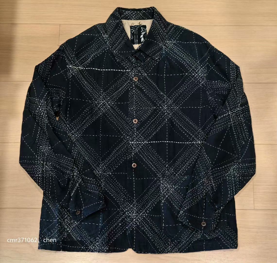Visvim VISVIM 22 ICT COVERALL SASHIKO Size US S / EU 44-46 / 1 - 1 Thumbnail