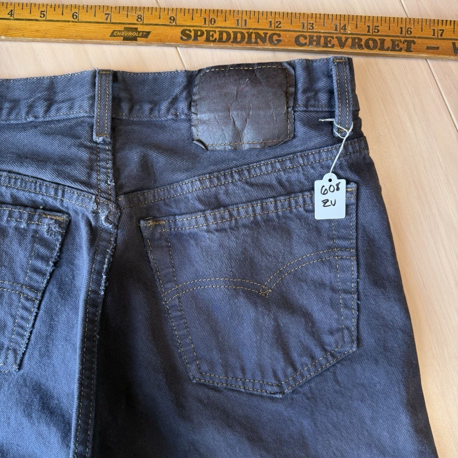 Levi's Vintage Levis 501 Jeans 30 Purple Straight Leg 90s Denim Size US 30 / EU 46 - 11 Thumbnail
