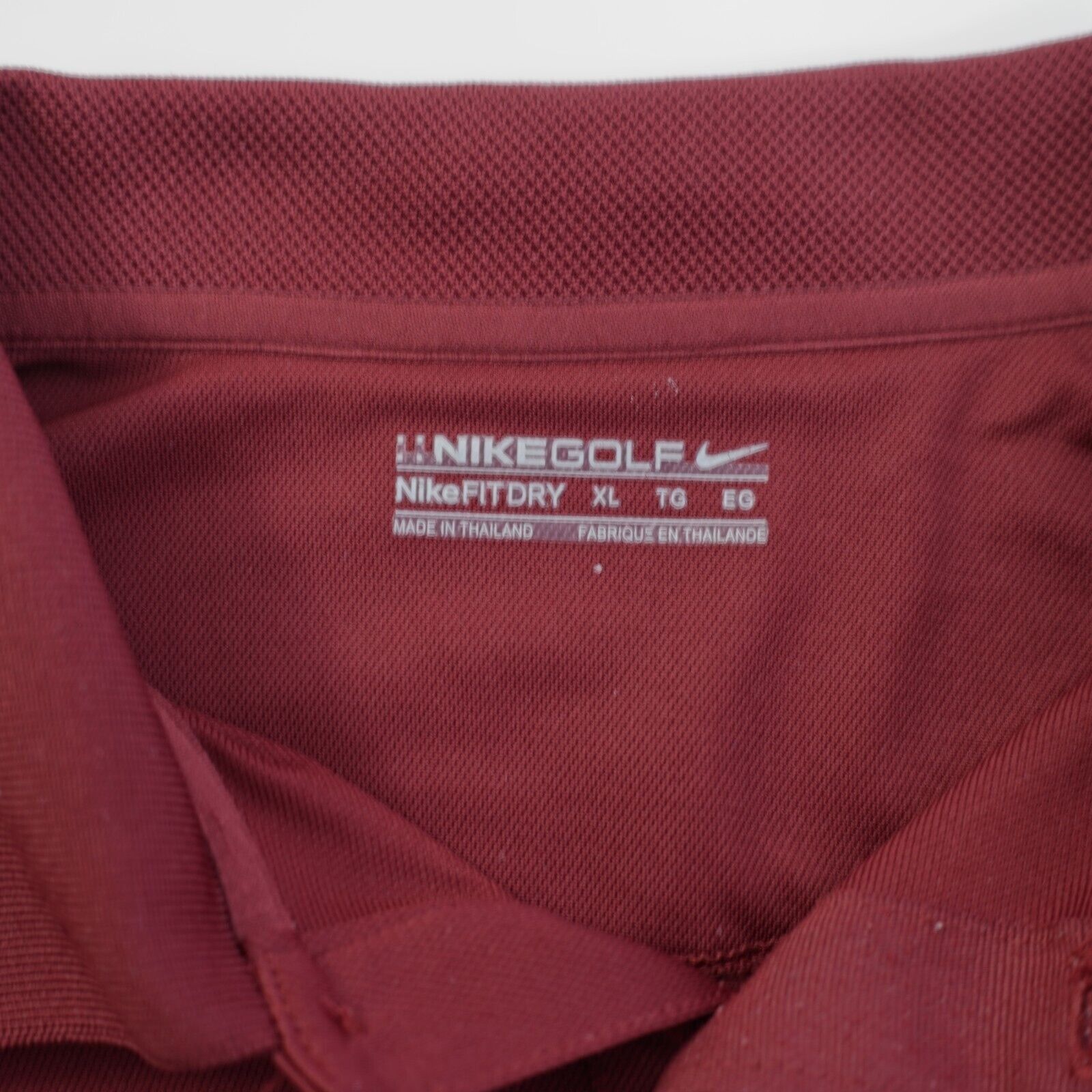 Nike Nike Golf XL Fit Dry Red Collared Polo Shirt Short Sleeve Size US XL / EU 56 / 4 - 8 Thumbnail