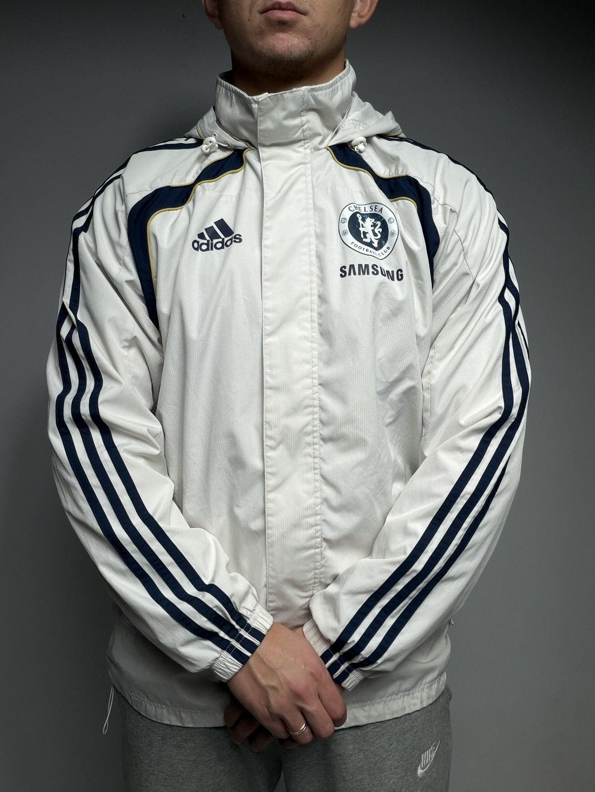 Adidas Vintage 2010-11 Chelsea FC Adidas Training Jacket Samsung Size US M / EU 48-50 / 2 - 4 Thumbnail