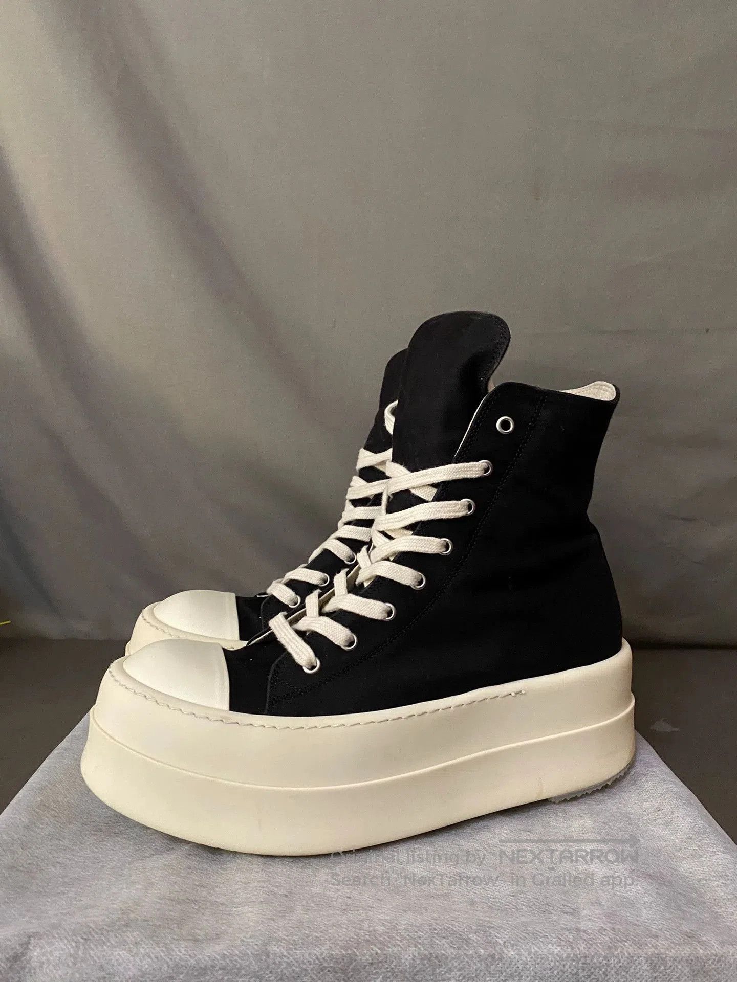 Rick Owens Rick Owens Drkshdw High-Top Thick Sole Sneakers. Size US 10 / EU 43 - 1 Thumbnail