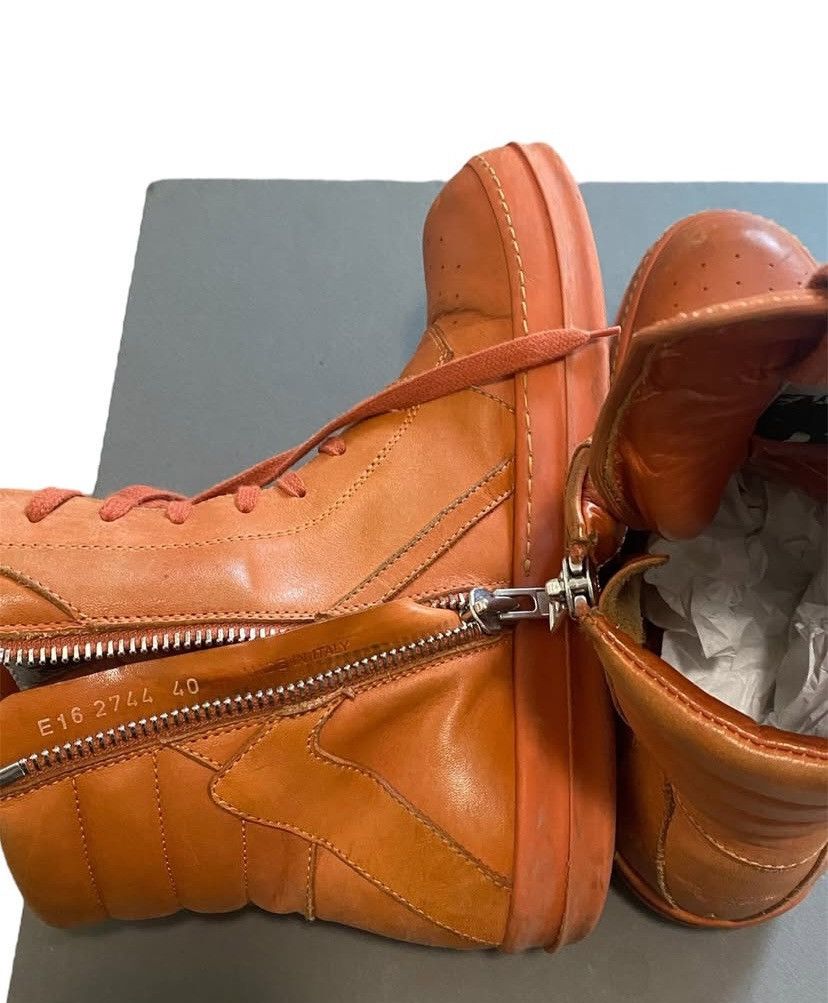 Rick Owens Rick Owens Geobasket “Papaya” SS16 Size US 7.5 / EU 40-41 - 6 Thumbnail