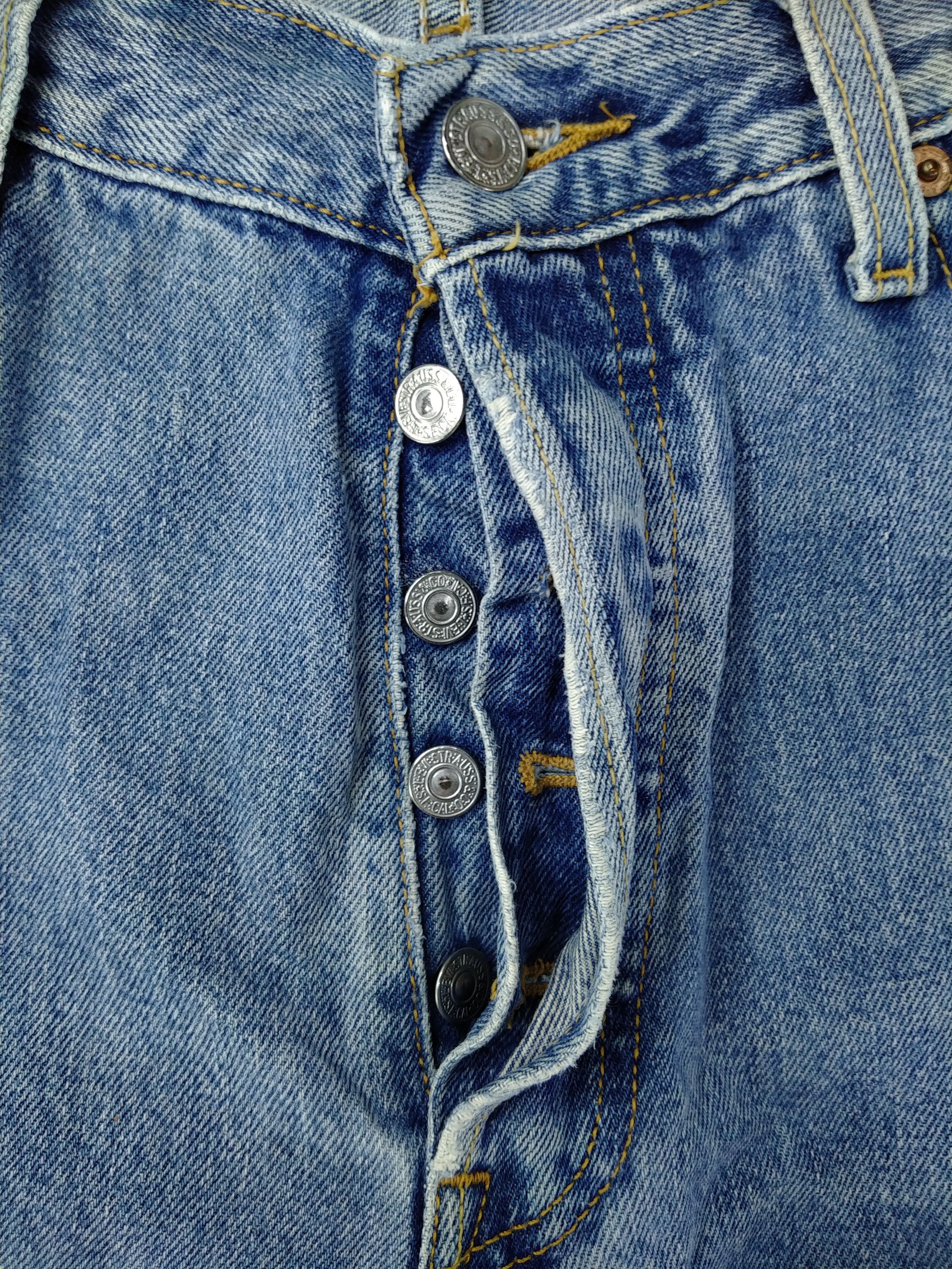 Levi's Vintage Levi's 501 Blue Wash Denim 34x31.5 -JN799 Size US 34 / EU 50 - 6 Thumbnail