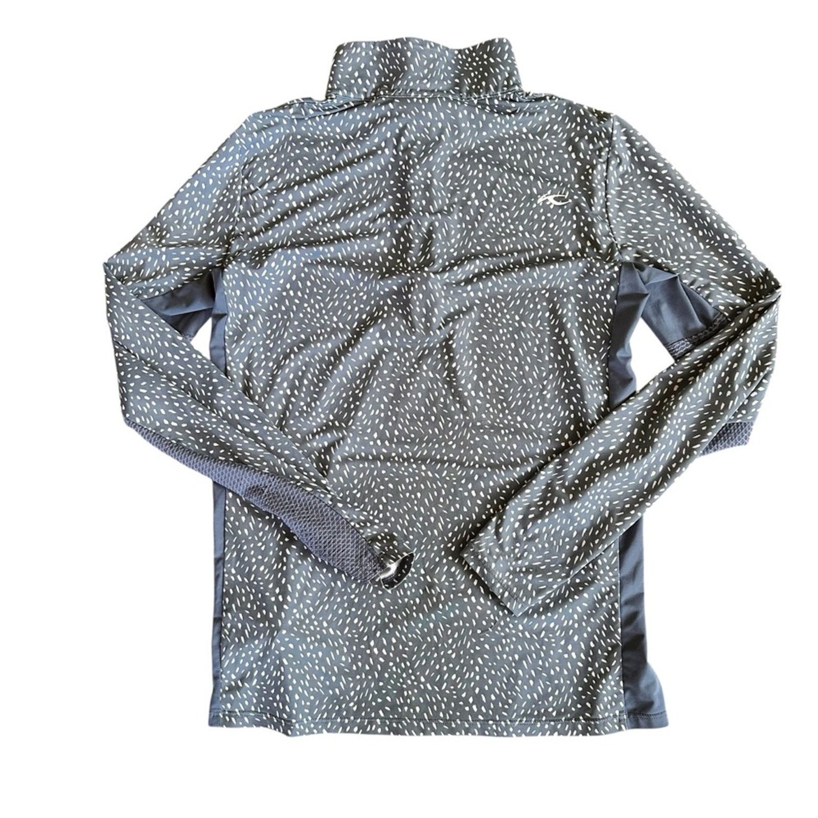 KJUS KJUS Sunshine Sport Half Zip – Blue/White – Size S – EUC Size S / US 4 / IT 40 - 5 Thumbnail