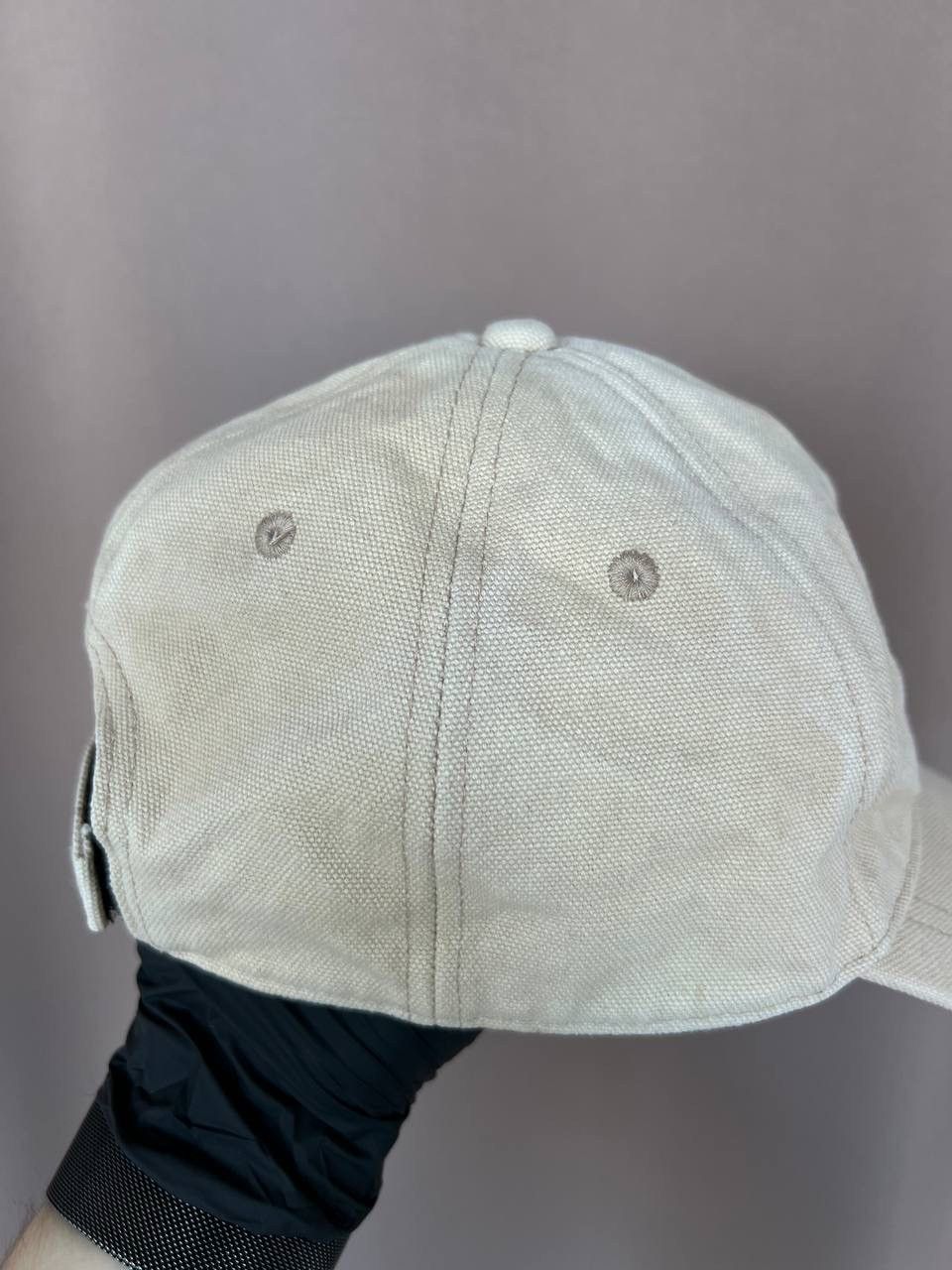 Armani Armani Jeans Cap Logo Hat Beige Luxury One Size Size ONE SIZE - 12 Thumbnail
