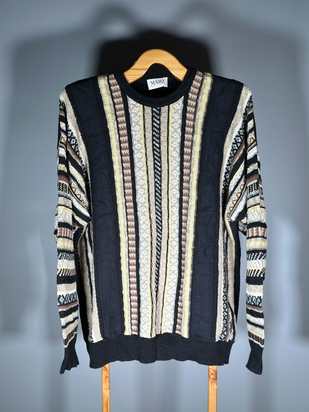 Coogi Marz USA Coogi Style 3D Knit Pullover Sweater Men’s XL Size US XL / EU 56 / 4 - 3 Thumbnail