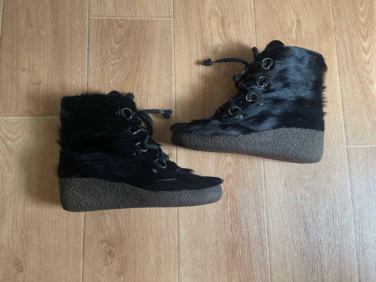 Genuine Leather × Japanese Brand × Vintage Genuine Fur Winter Boots Size US 9 / IT 39 - 3 Thumbnail