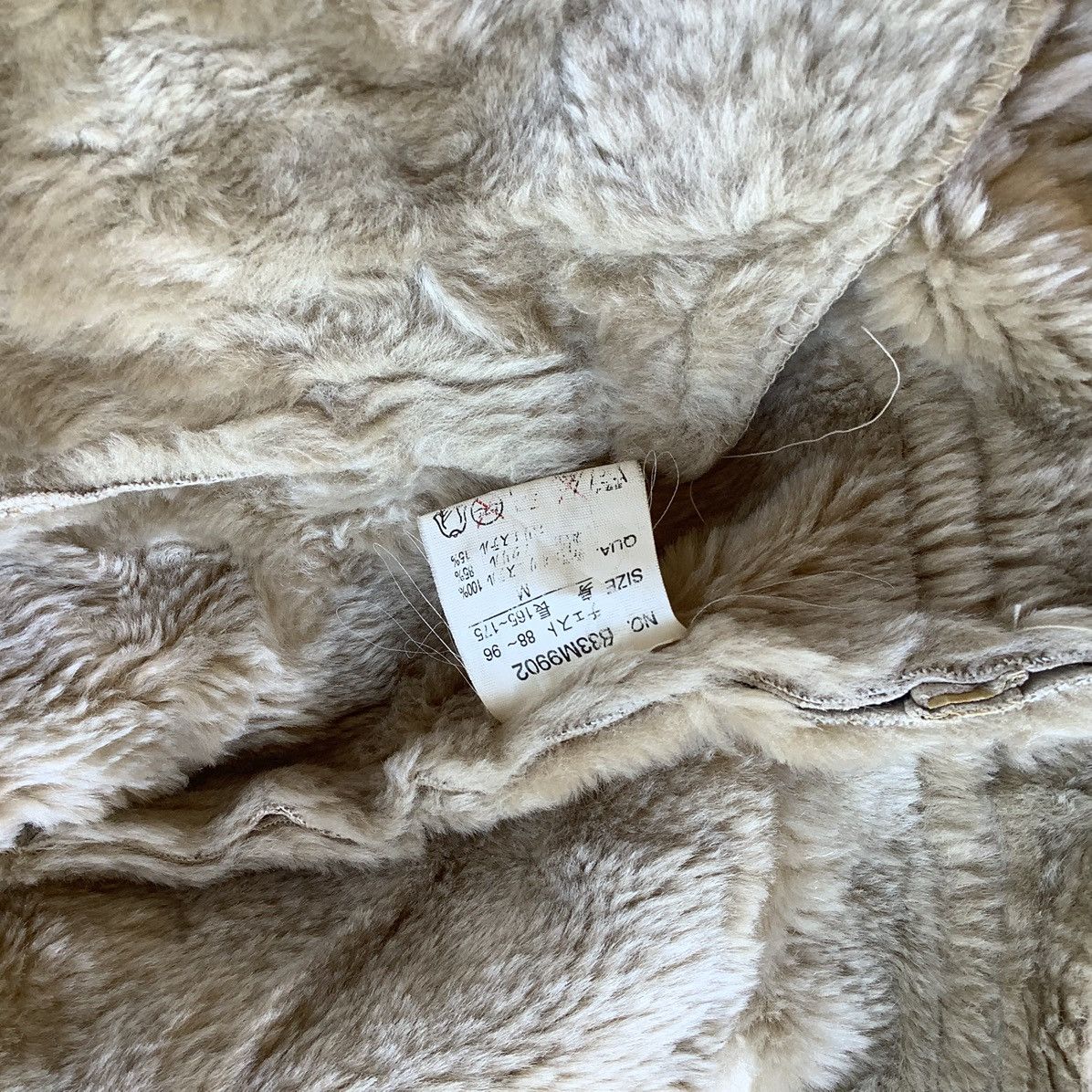 If Six Was Nine Bear USA Leather Sherpa Zip Up Fur Faux Jacket Size US M / EU 48-50 / 2 - 12 Thumbnail